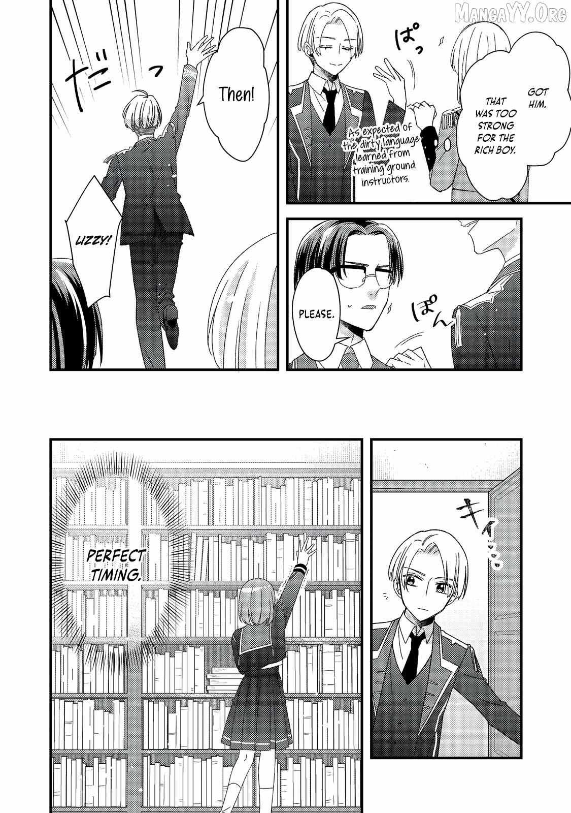 Mob Douzen No Akuyaku Reijou Wa Dansou Shite Kouryaku Taishou No Za O Nerau Chapter 12.2 page 12 - 