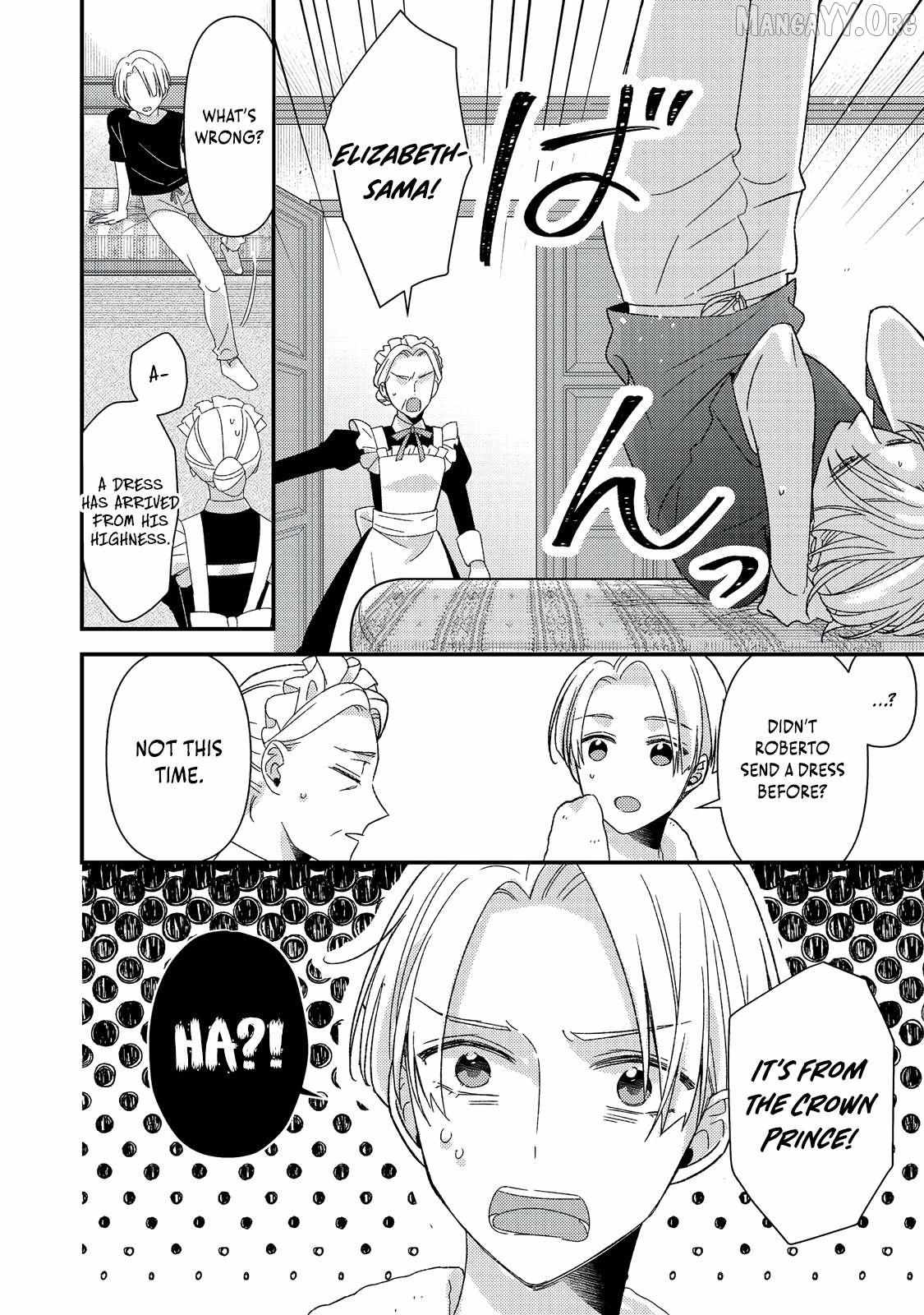 Mob Douzen No Akuyaku Reijou Wa Dansou Shite Kouryaku Taishou No Za O Nerau Chapter 12.2 page 19 - 