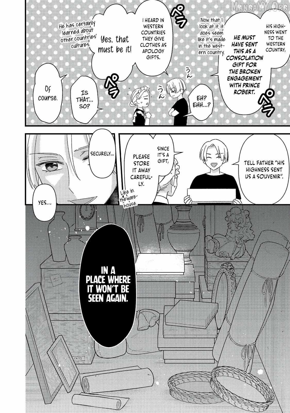 Mob Douzen No Akuyaku Reijou Wa Dansou Shite Kouryaku Taishou No Za O Nerau Chapter 12.2 page 23 - 