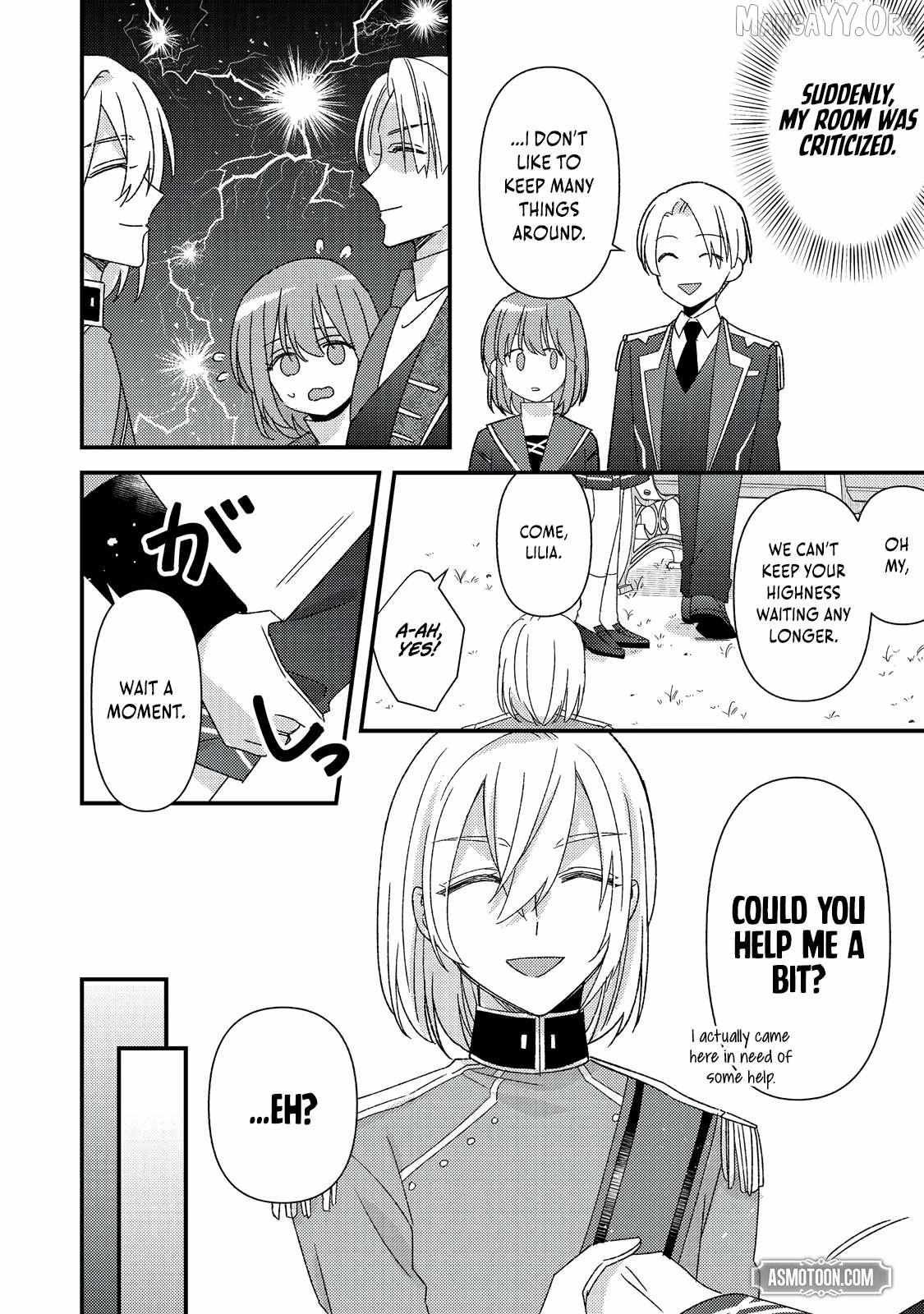 Mob Douzen No Akuyaku Reijou Wa Dansou Shite Kouryaku Taishou No Za O Nerau Chapter 12.2 page 6 - 