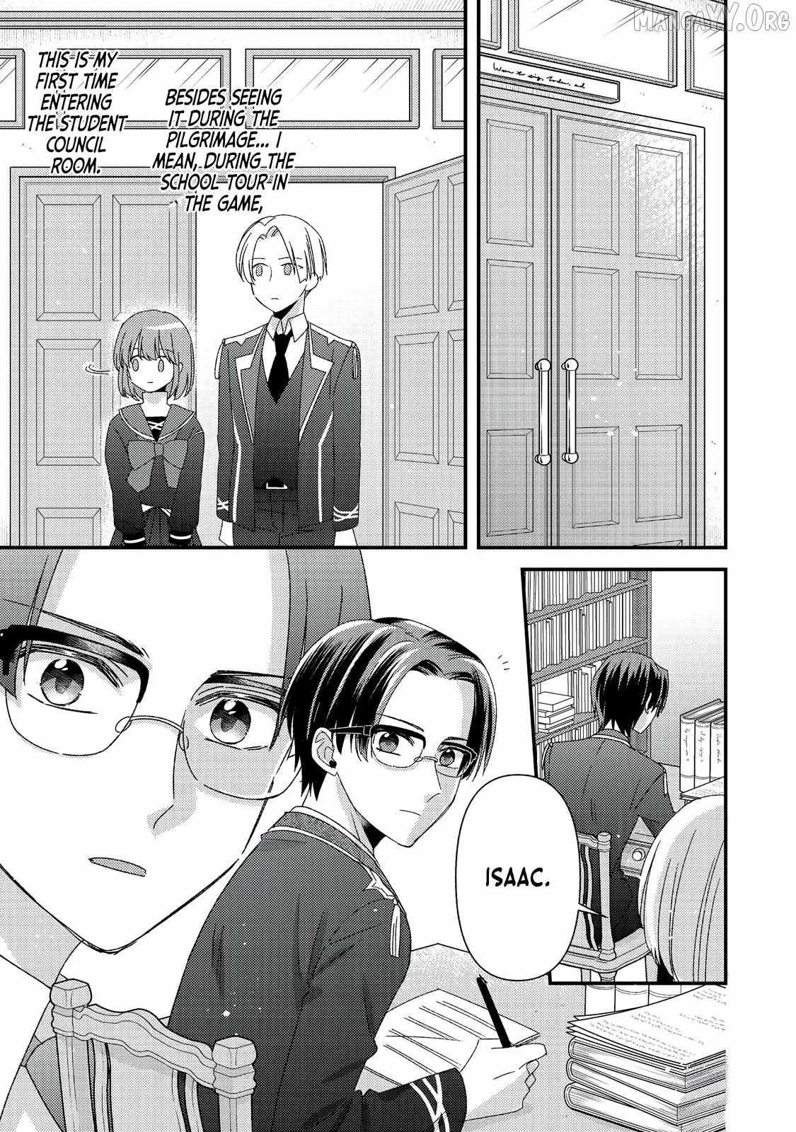 Mob Douzen No Akuyaku Reijou Wa Dansou Shite Kouryaku Taishou No Za O Nerau Chapter 12.2 page 7 - 