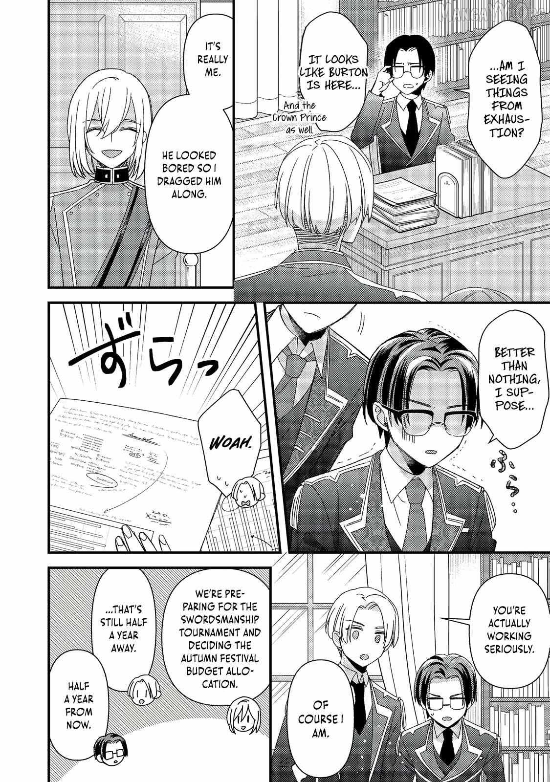 Mob Douzen No Akuyaku Reijou Wa Dansou Shite Kouryaku Taishou No Za O Nerau Chapter 12.2 page 8 - 