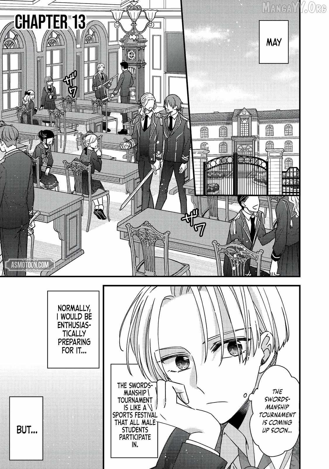Mob Douzen No Akuyaku Reijou Wa Dansou Shite Kouryaku Taishou No Za O Nerau Chapter 13.1 page 3 - 