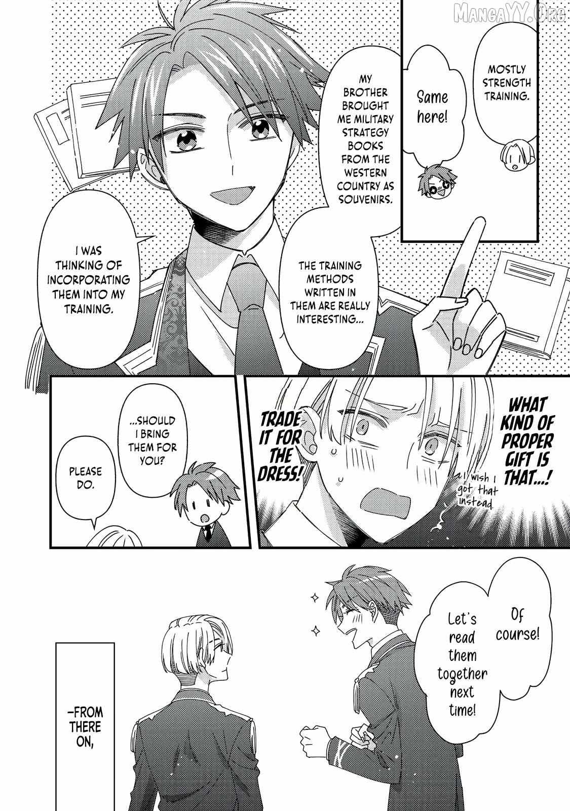 Mob Douzen No Akuyaku Reijou Wa Dansou Shite Kouryaku Taishou No Za O Nerau Chapter 13.1 page 6 - 