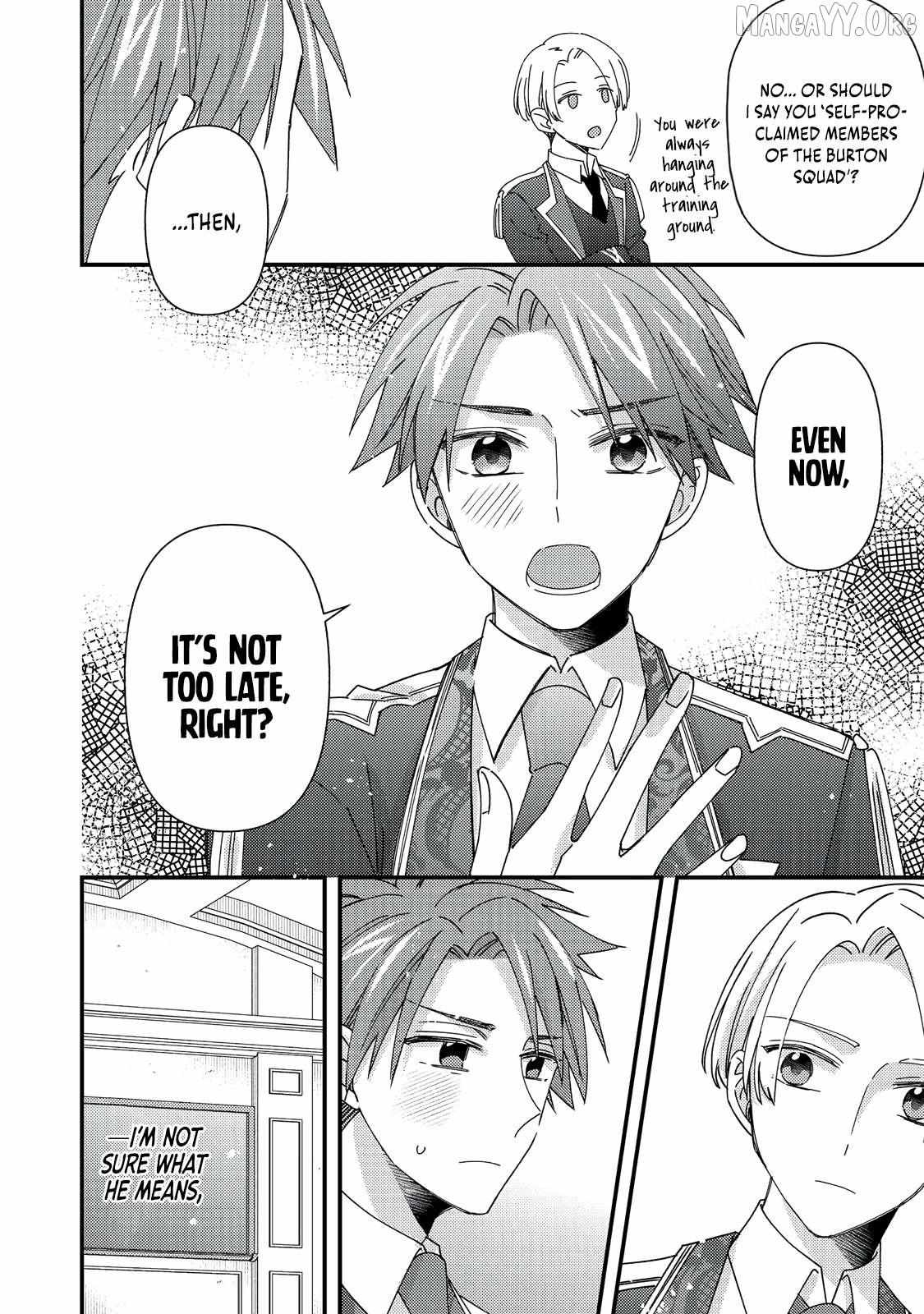 Mob Douzen No Akuyaku Reijou Wa Dansou Shite Kouryaku Taishou No Za O Nerau Chapter 13.1 page 10 - 