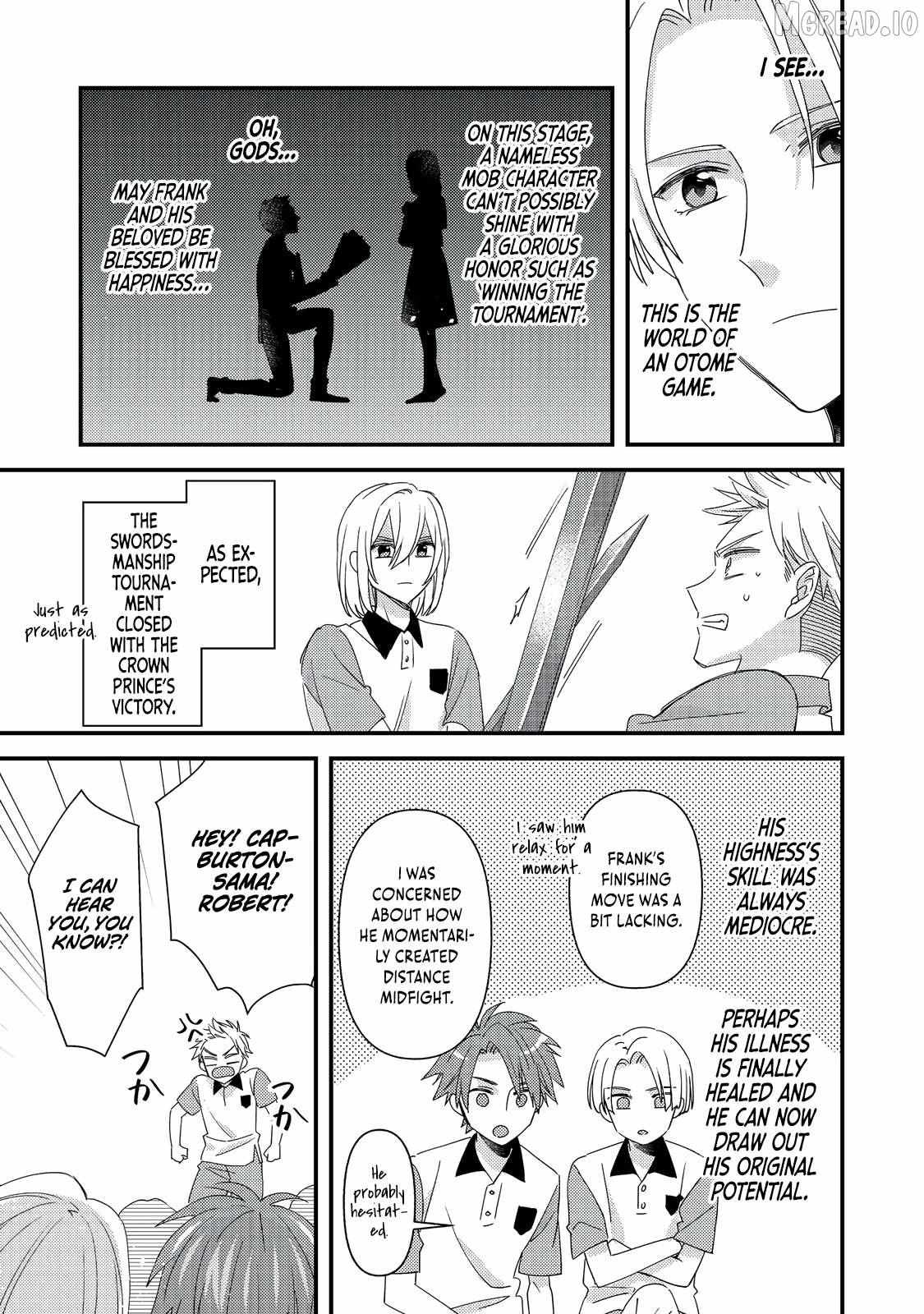Mob Douzen No Akuyaku Reijou Wa Dansou Shite Kouryaku Taishou No Za O Nerau Chapter 13.2 page 18 - 