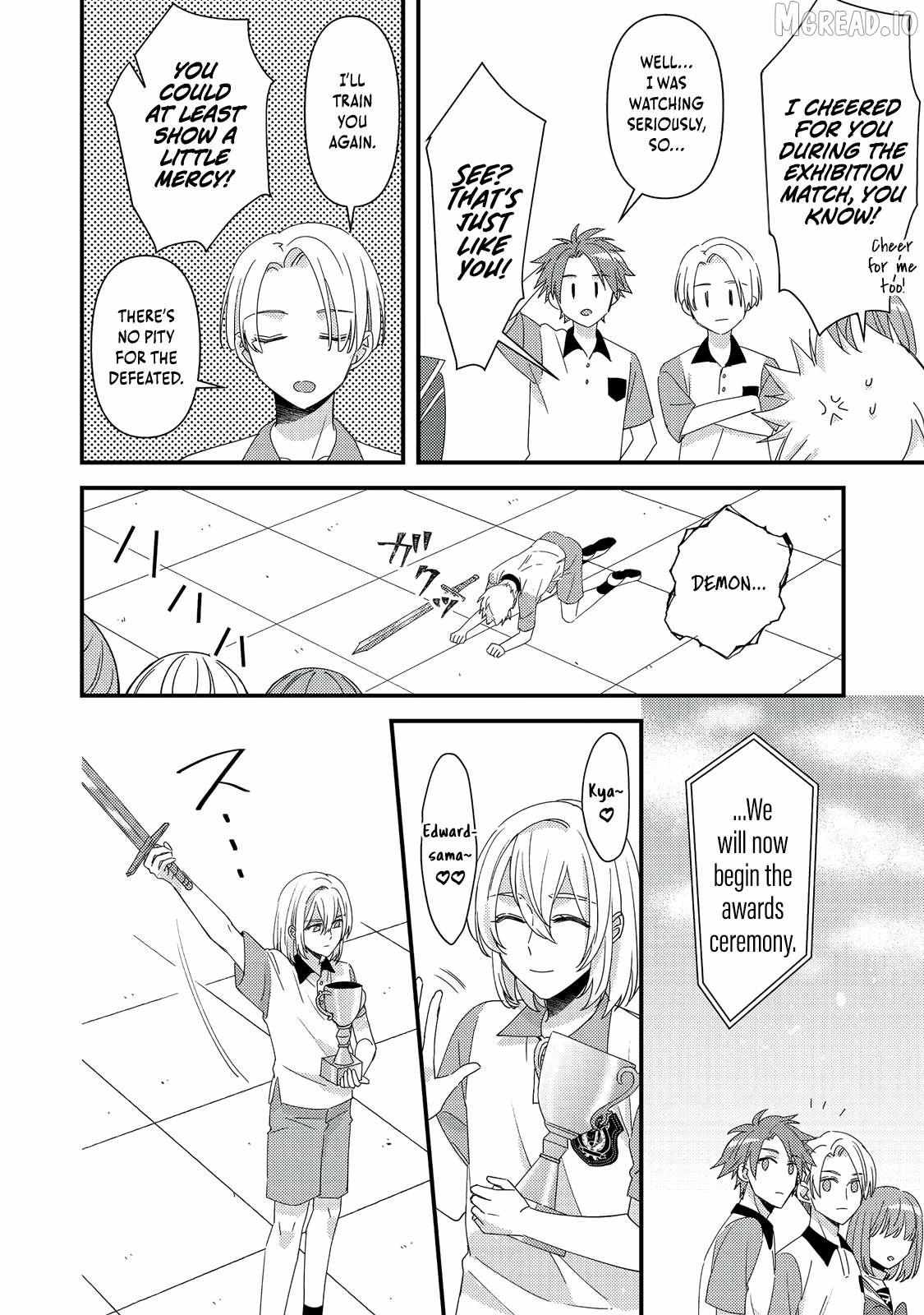 Mob Douzen No Akuyaku Reijou Wa Dansou Shite Kouryaku Taishou No Za O Nerau Chapter 13.3 page 2 - 