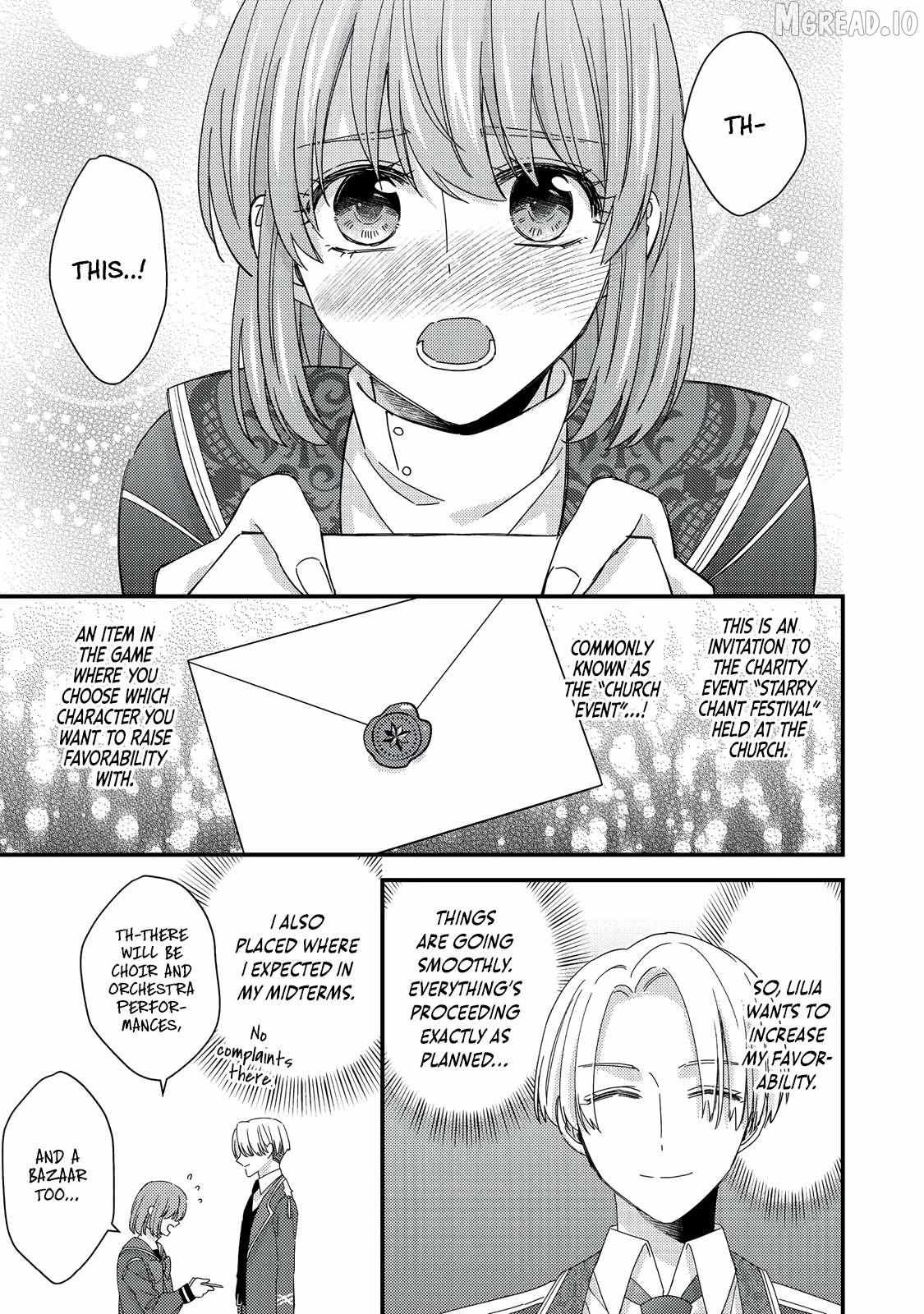Mob Douzen No Akuyaku Reijou Wa Dansou Shite Kouryaku Taishou No Za O Nerau Chapter 13.3 page 15 - 