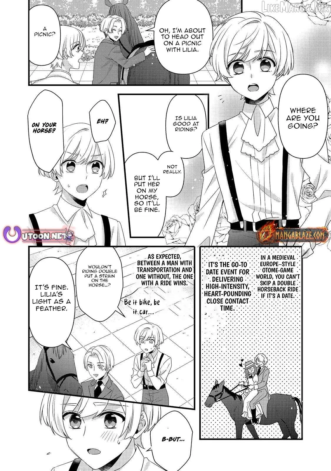 Mob Douzen No Akuyaku Reijou Wa Dansou Shite Kouryaku Taishou No Za O Nerau Chapter 15.2 page 12 - 