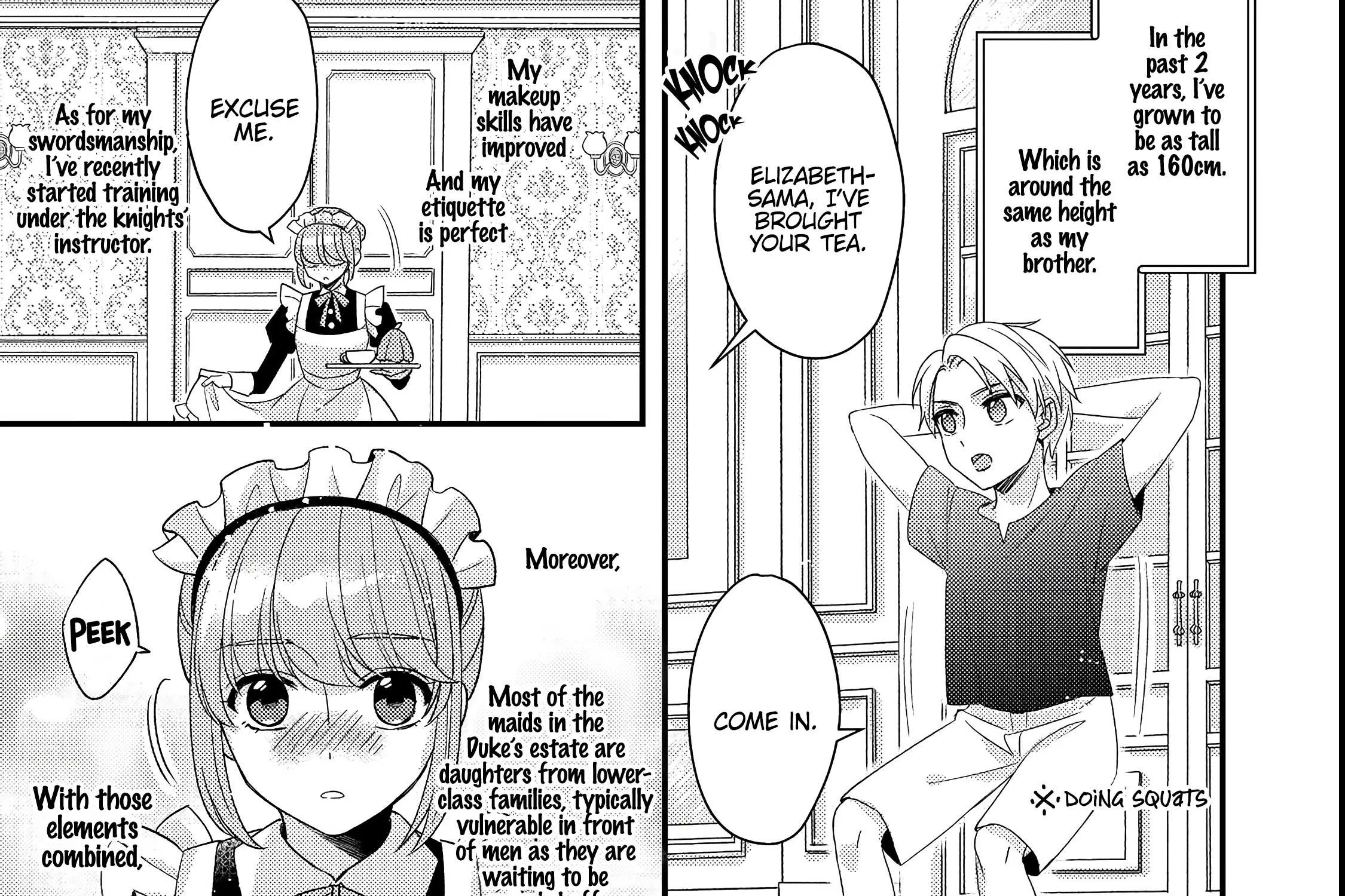 Mob Douzen No Akuyaku Reijou Wa Dansou Shite Kouryaku Taishou No Za O Nerau Chapter 2 page 5 - 