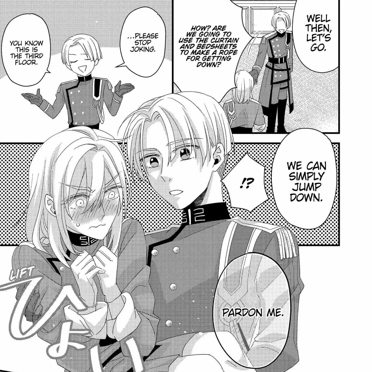 Mob Douzen No Akuyaku Reijou Wa Dansou Shite Kouryaku Taishou No Za O Nerau Chapter 4 page 51 - 
