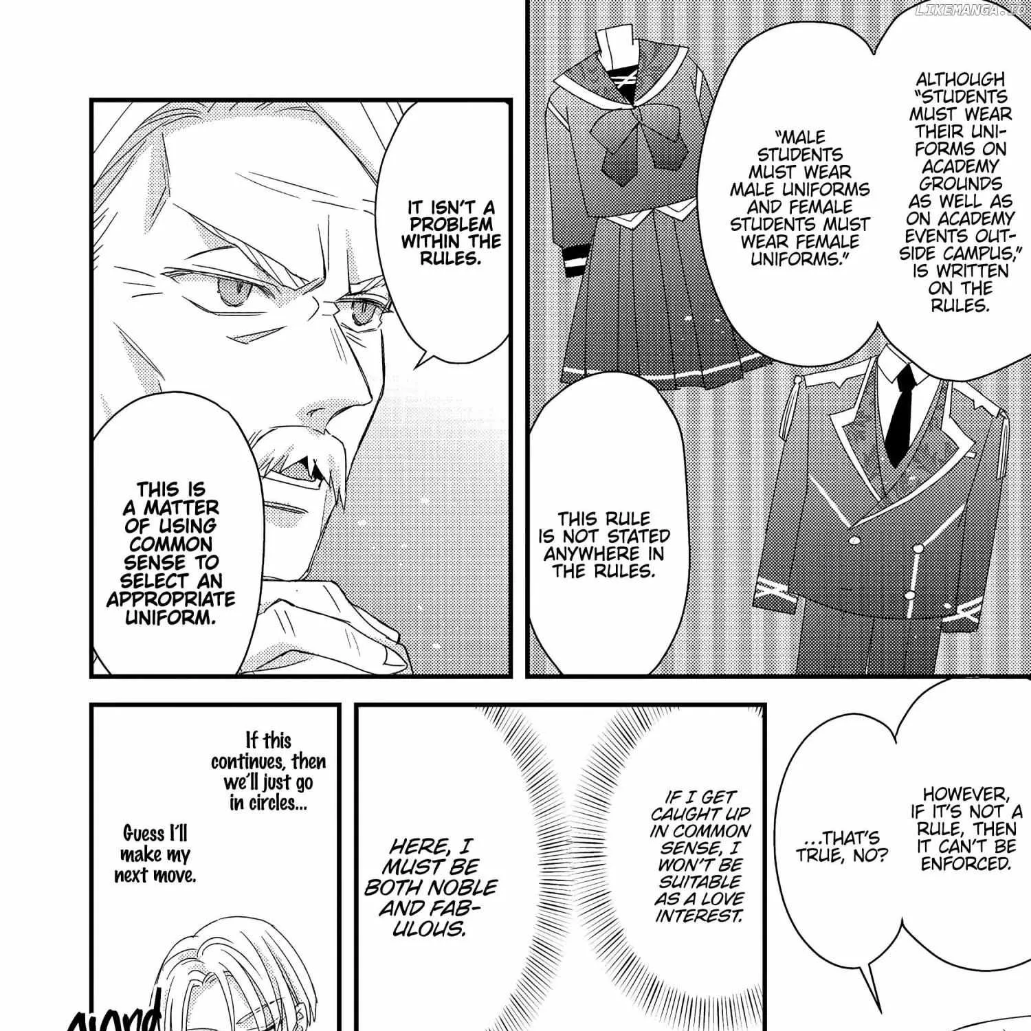 Mob Douzen No Akuyaku Reijou Wa Dansou Shite Kouryaku Taishou No Za O Nerau Chapter 5 page 28 - 