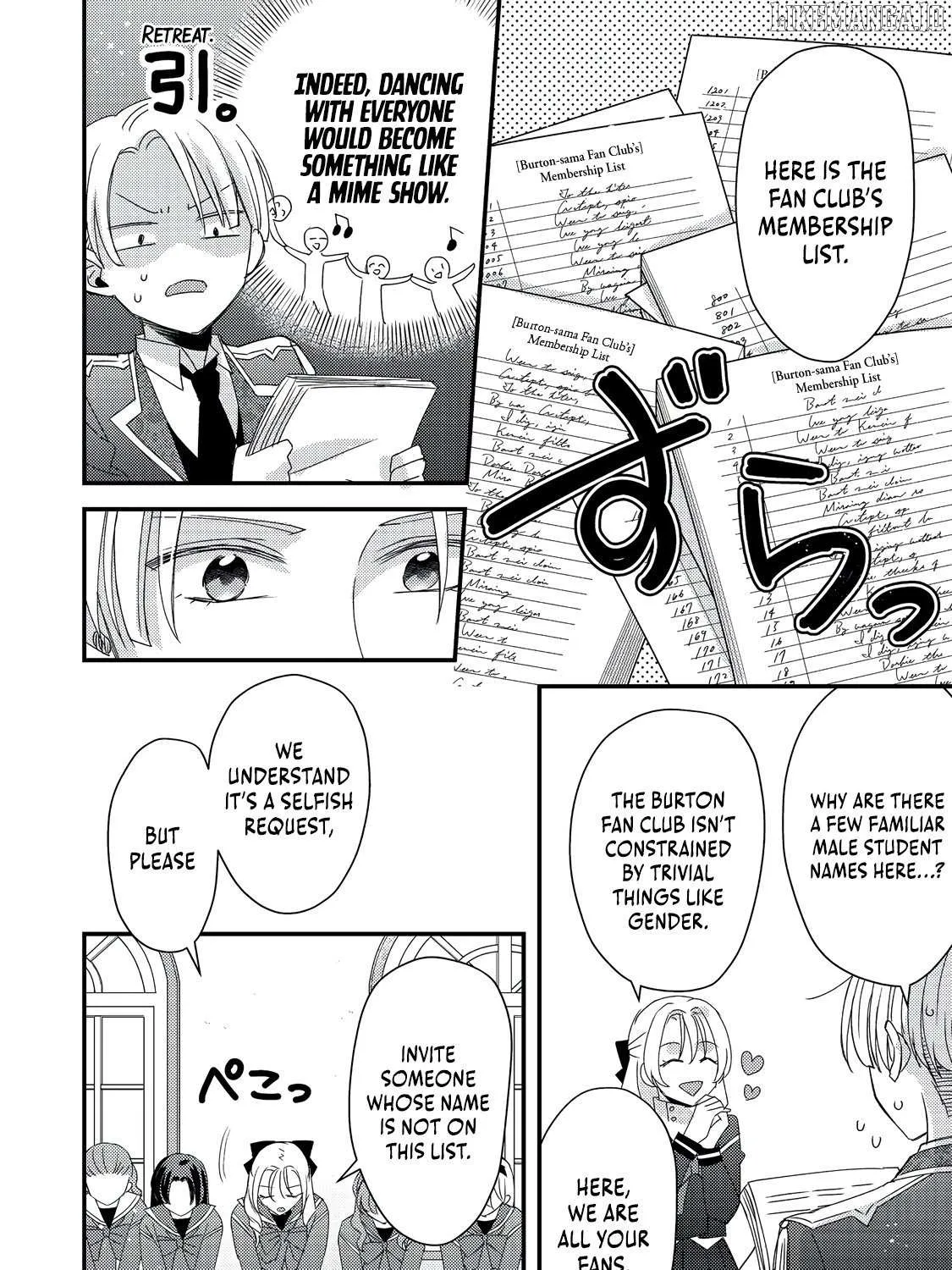 Mob Douzen No Akuyaku Reijou Wa Dansou Shite Kouryaku Taishou No Za O Nerau Chapter 7 page 25 - 
