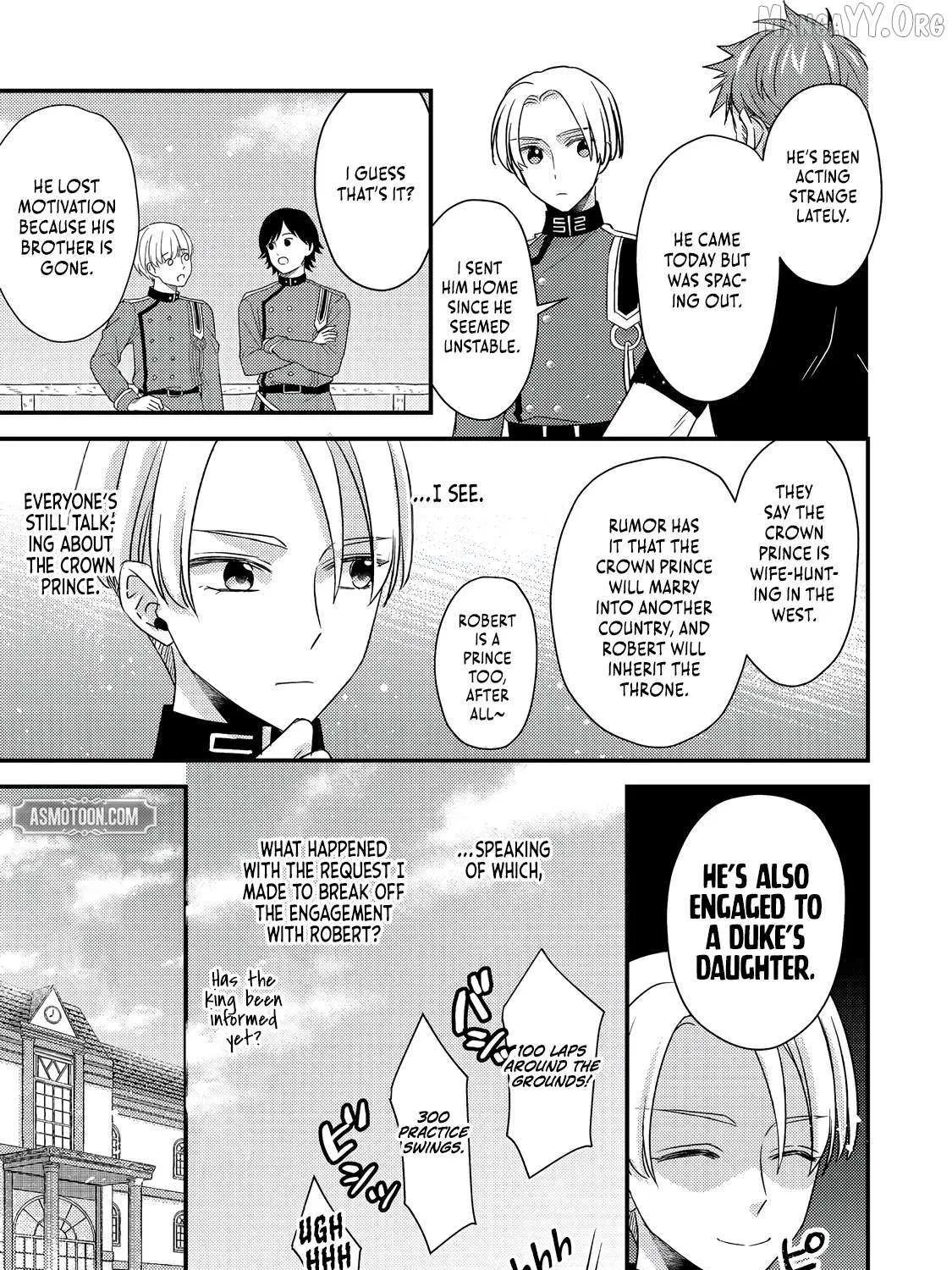Mob Douzen No Akuyaku Reijou Wa Dansou Shite Kouryaku Taishou No Za O Nerau Chapter 9.1 page 35 - 