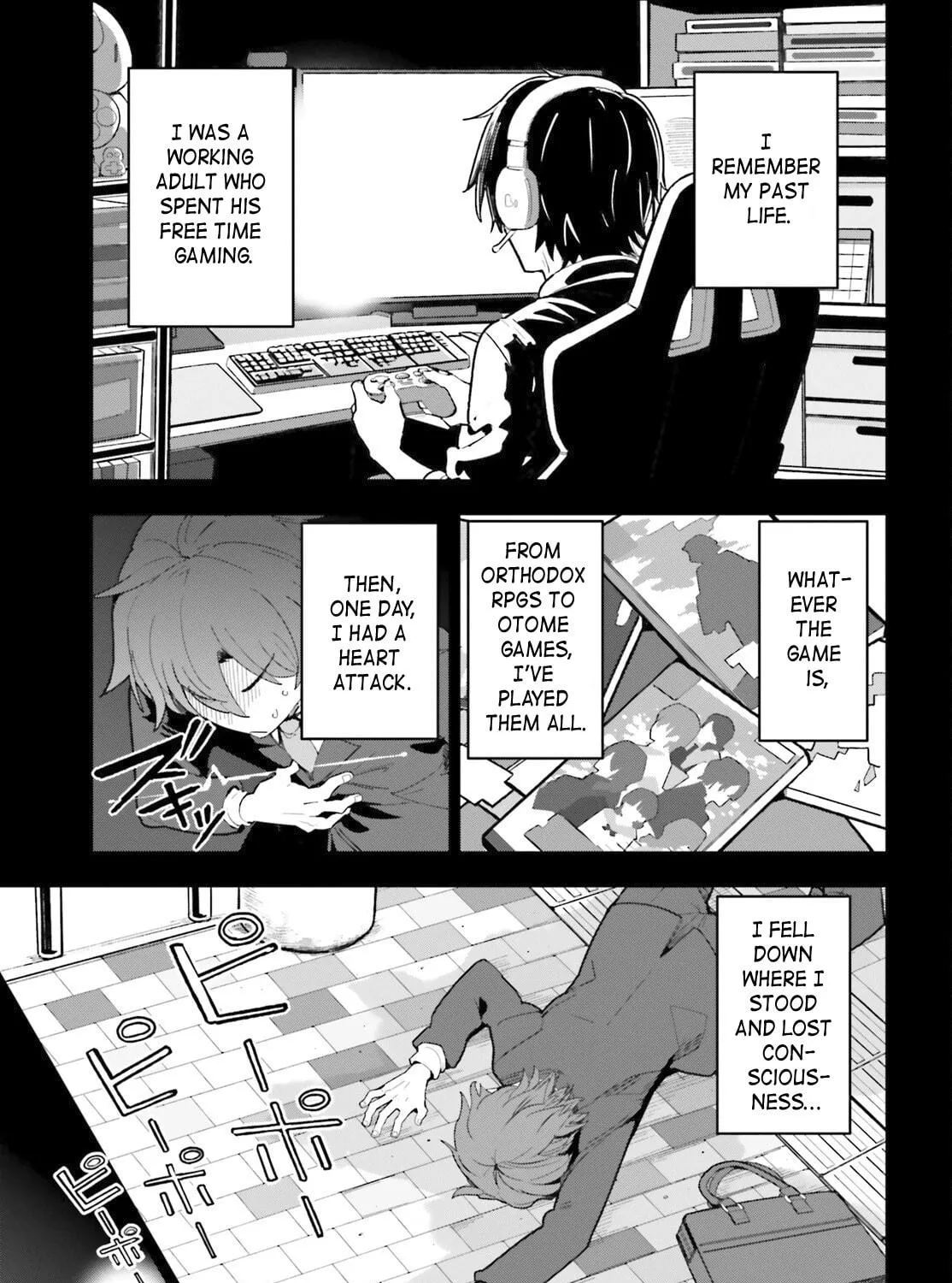 Mob Shisai dakedo, Kono Sekai ga Otome Game dato Kizuita node Heroine wo Ikusei shimasu Chapter 1 page 5 - 