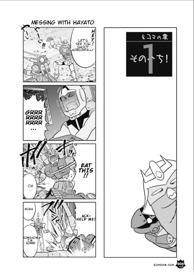Mobile Suit Gundam-san Chapter 1.1 page 6 - 