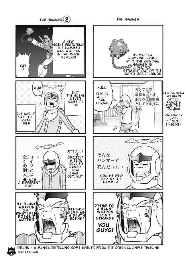 Mobile Suit Gundam-san Chapter 1.2 page 3 - 