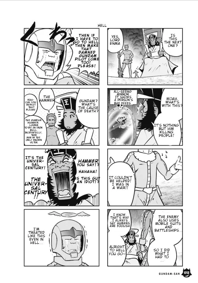 Mobile Suit Gundam-san Chapter 1.2 page 4 - 
