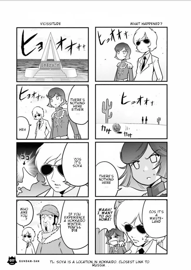 Mobile Suit Gundam-san Chapter 1.3 page 3 - 