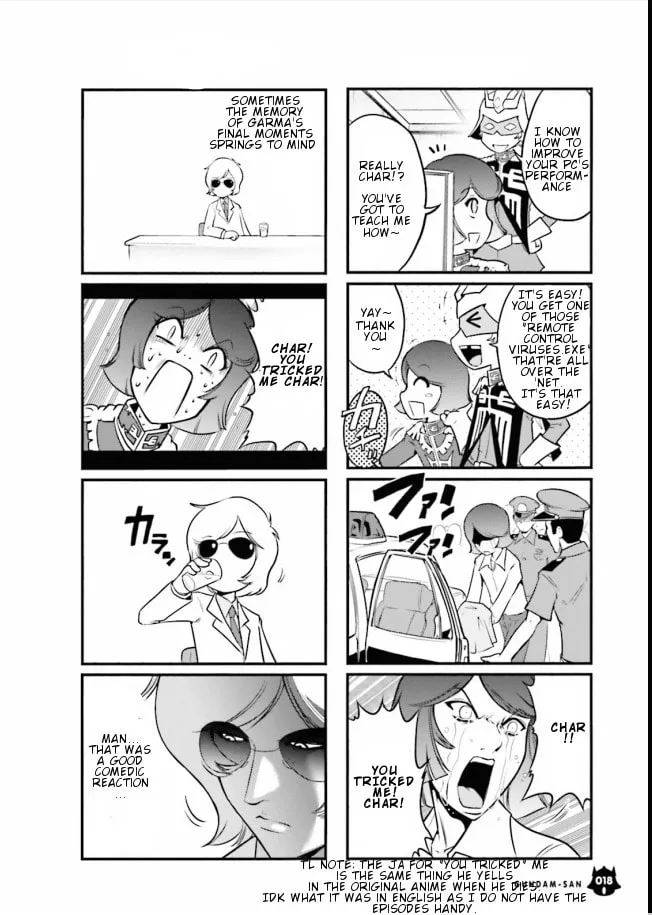 Mobile Suit Gundam-san Chapter 1.3 page 4 - 