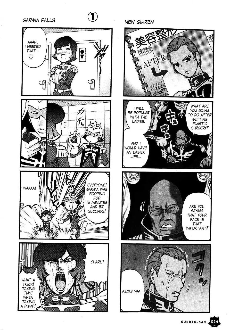 Mobile Suit Gundam-san Chapter 24 page 4 - 
