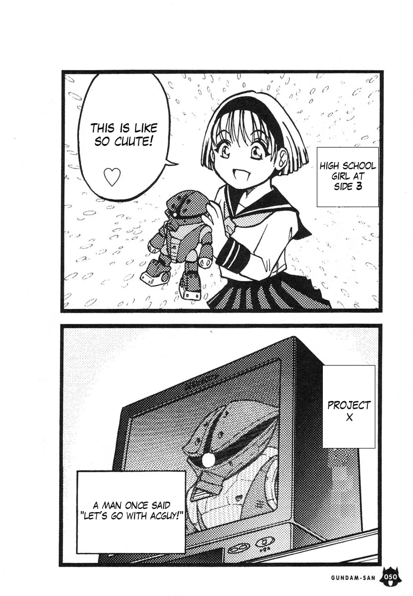 Mobile Suit Gundam-san Chapter 5 page 3 - 