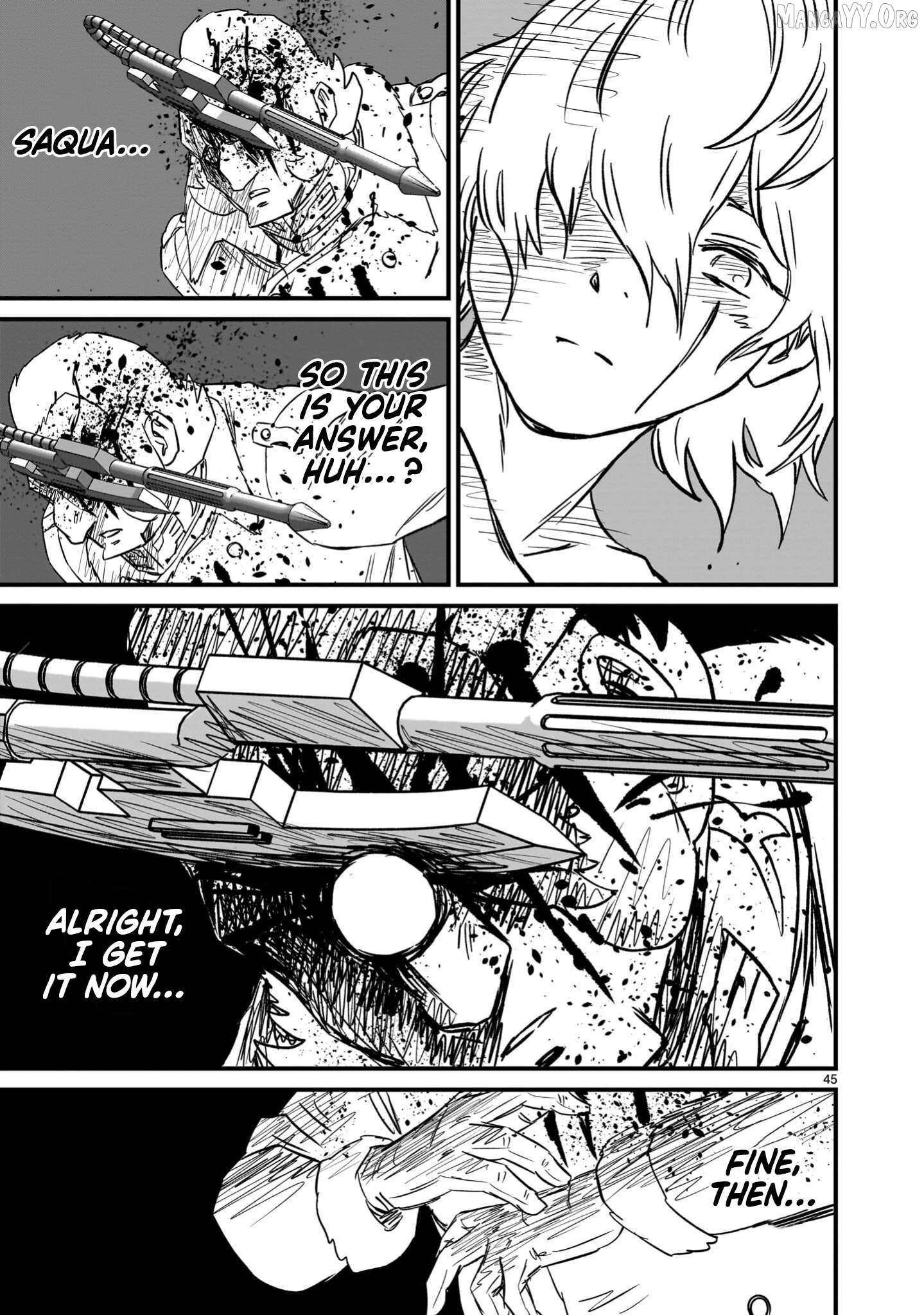 Mobile Suit Gundam: The battle tales of Flanagan Boone Chapter 32 page 46 - 