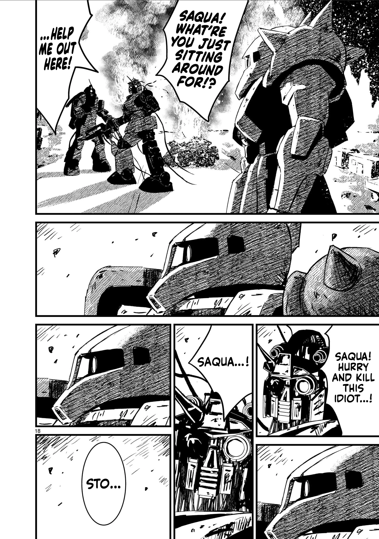 Mobile Suit Gundam: The battle tales of Flanagan Boone Chapter 35 page 18 - 