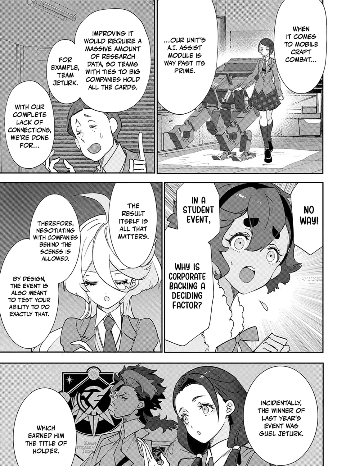 Mobile Suit Gundam: The Witch from Mercury - Frontiers in Glory Days Chapter 3.2 page 3 - 