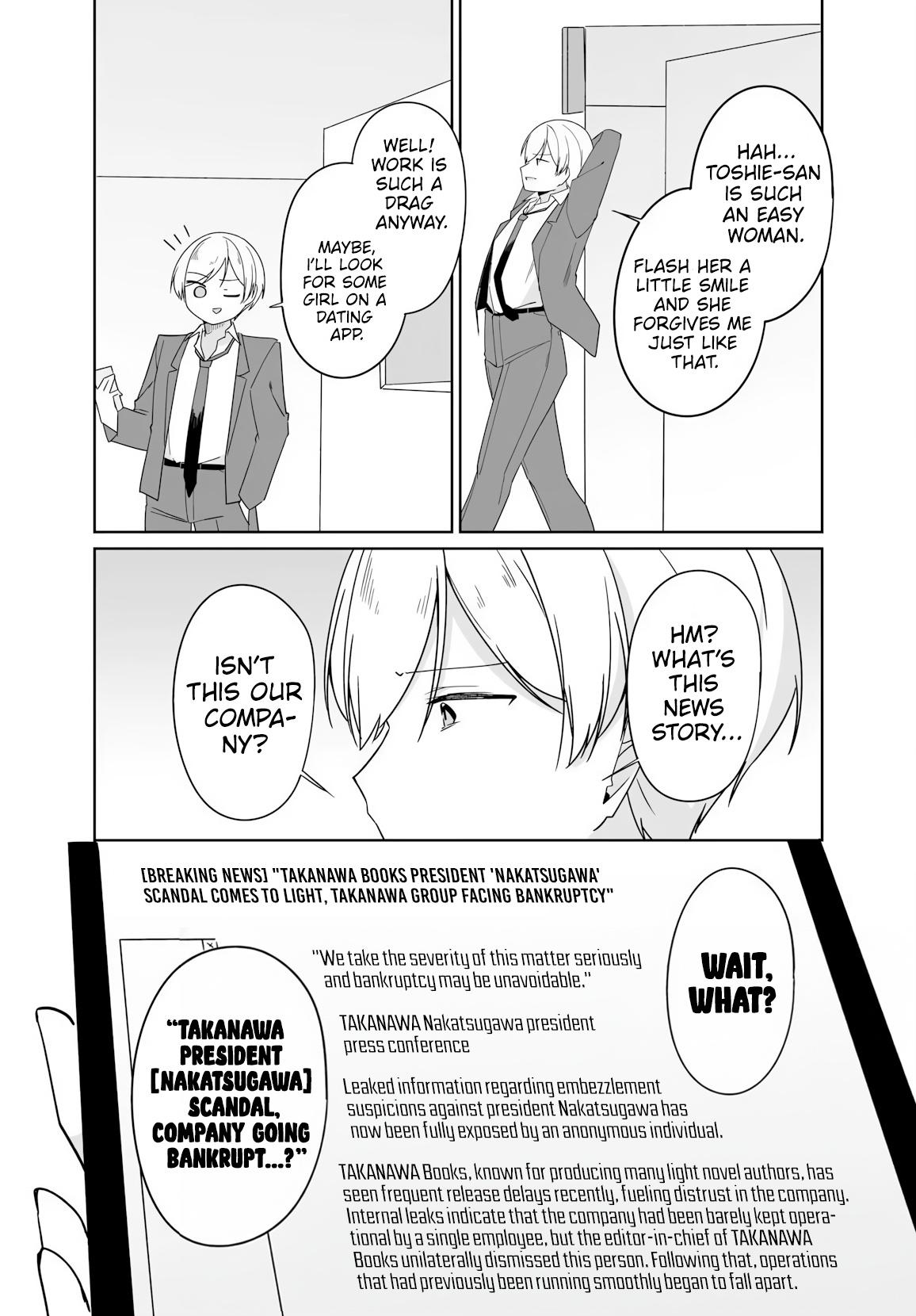 Mocked as a Sidelined Editor, I Ended Up Living Together with a Pair of Twin High School Girls. Chapter 12 page 23 - 