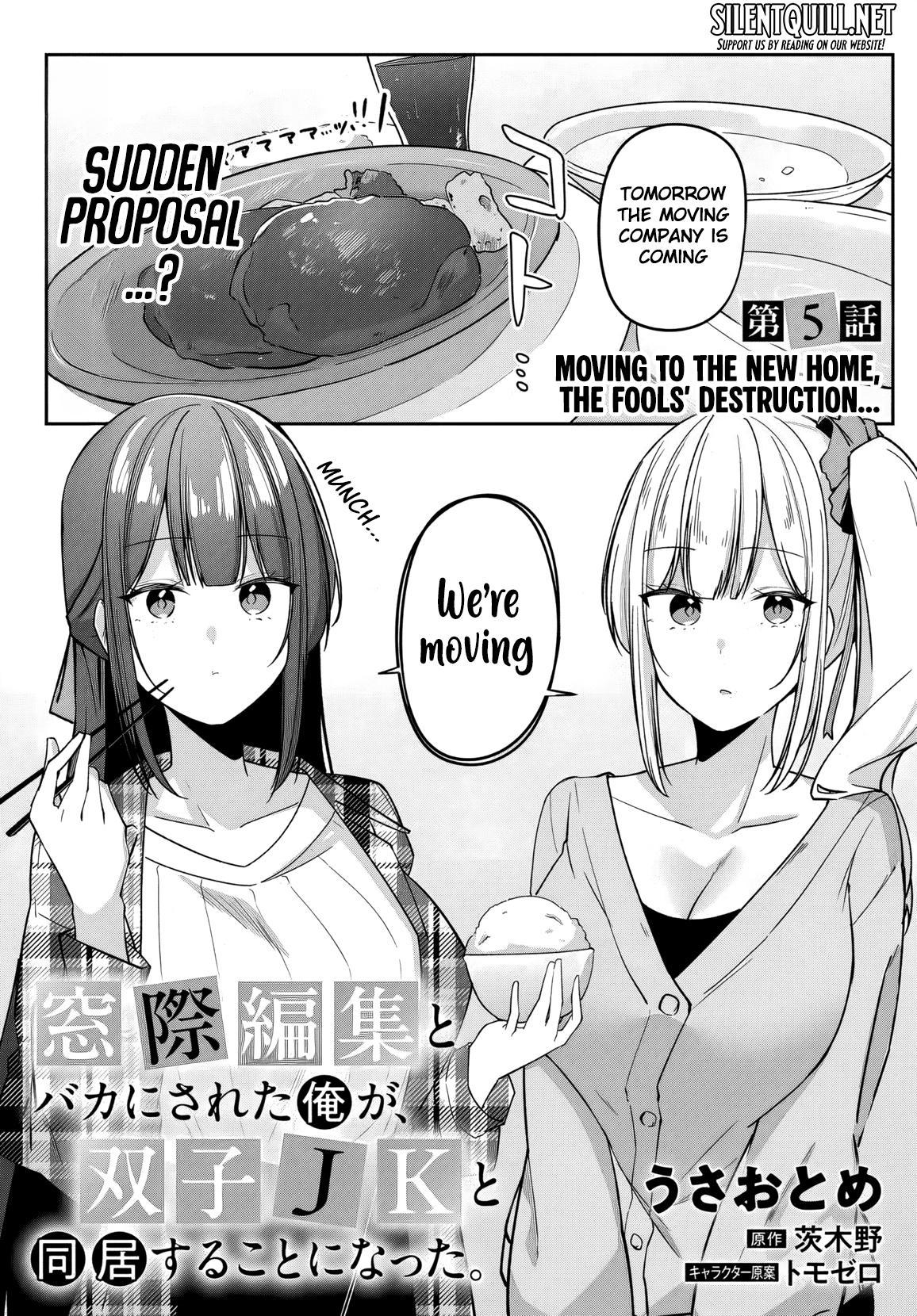 Mocked as a Sidelined Editor, I Ended Up Living Together with a Pair of Twin High School Girls. Chapter 5 page 2 - 