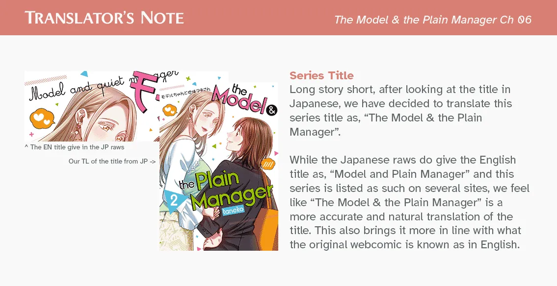 Model and Quiet Manager Chapter 6 page 26 - 