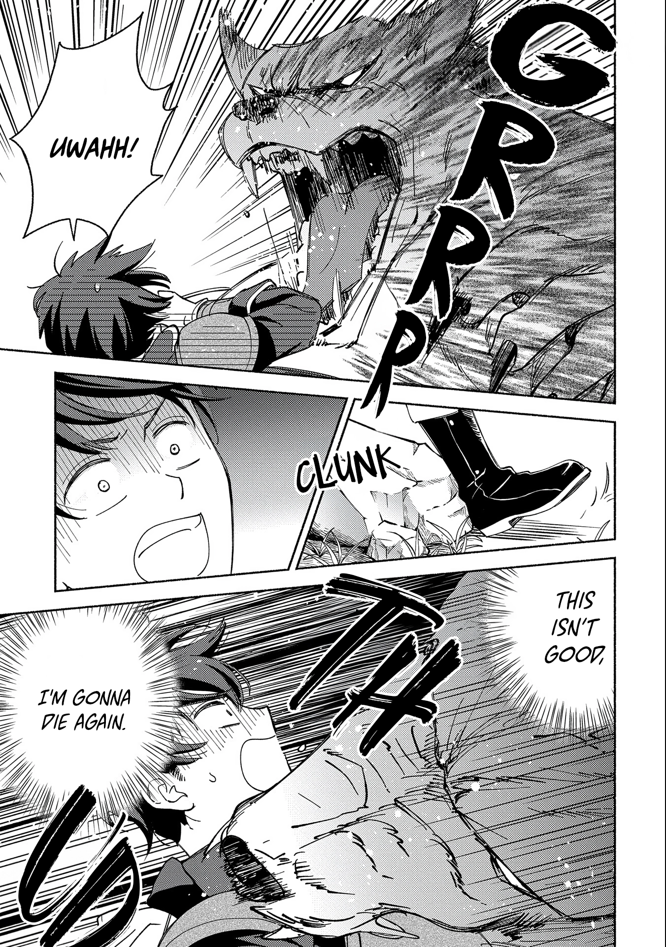 Mofumofu to Mukumuku to Isekai Hyouryuu Seikatsu ~Oishiu Gohan, Kami-sama, Kazoku-tsuki~ Chapter 1 page 18 - 
