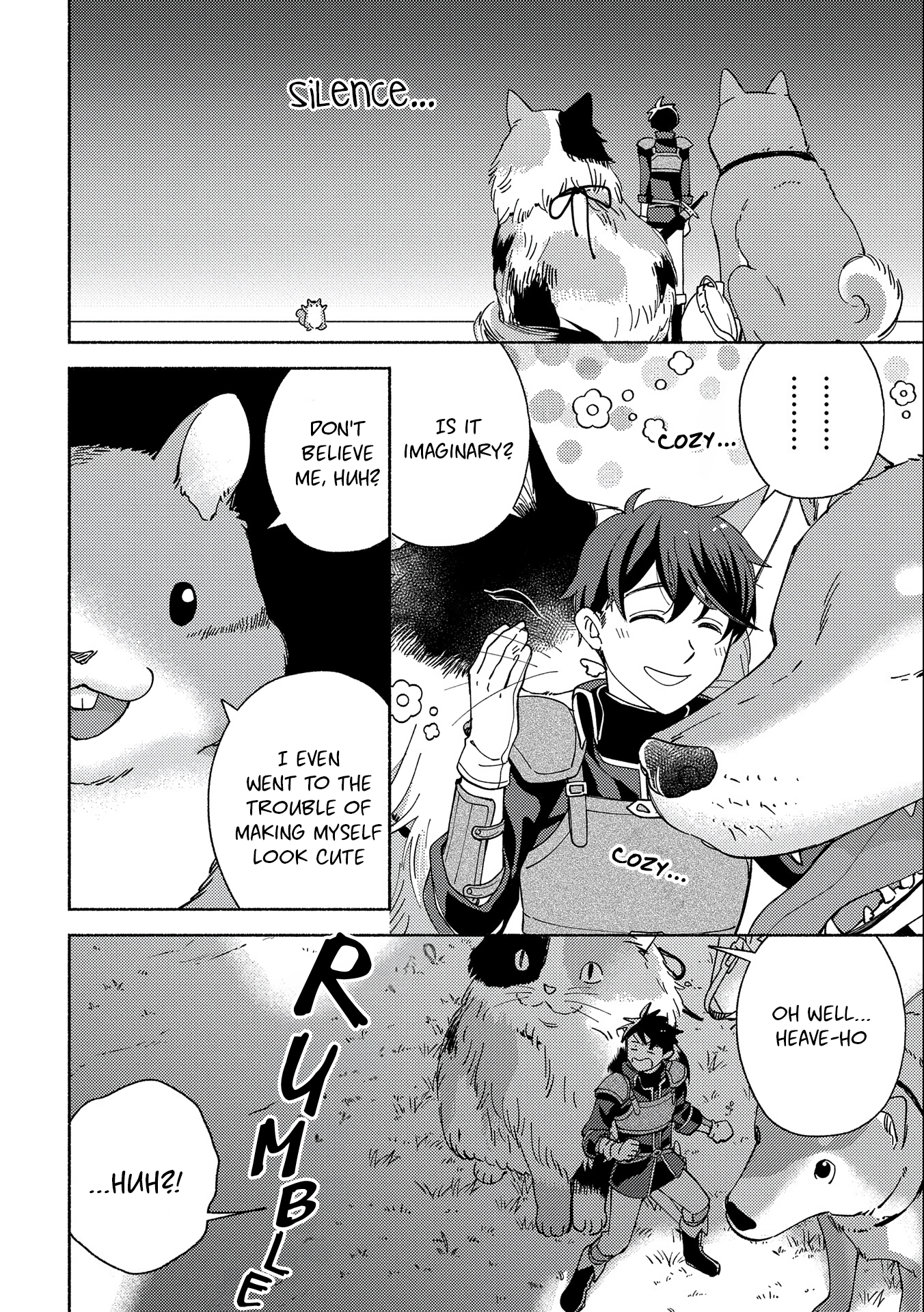 Mofumofu to Mukumuku to Isekai Hyouryuu Seikatsu ~Oishiu Gohan, Kami-sama, Kazoku-tsuki~ Chapter 1 page 31 - 