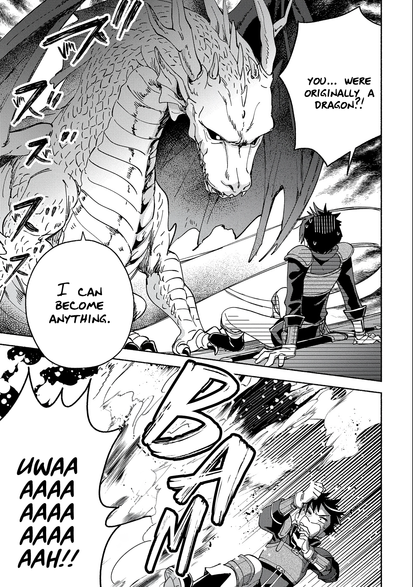 Mofumofu to Mukumuku to Isekai Hyouryuu Seikatsu ~Oishiu Gohan, Kami-sama, Kazoku-tsuki~ Chapter 1 page 32 - 