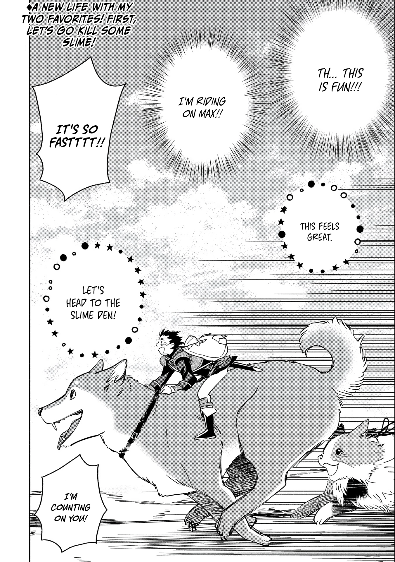 Mofumofu to Mukumuku to Isekai Hyouryuu Seikatsu ~Oishiu Gohan, Kami-sama, Kazoku-tsuki~ Chapter 1 page 37 - 