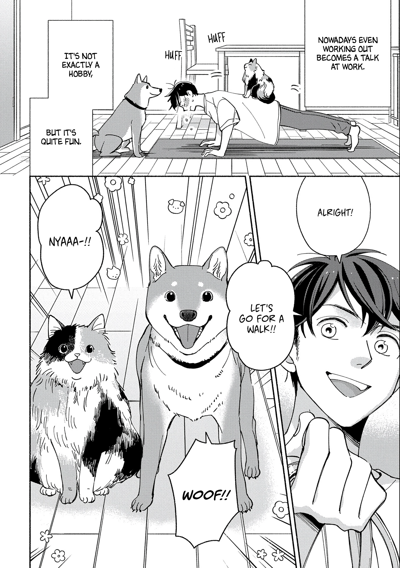 Mofumofu to Mukumuku to Isekai Hyouryuu Seikatsu ~Oishiu Gohan, Kami-sama, Kazoku-tsuki~ Chapter 1 page 5 - 
