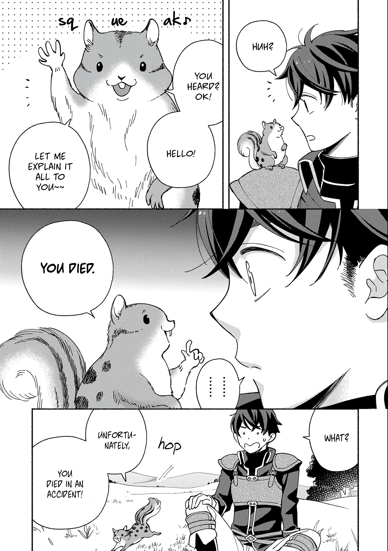 Mofumofu to Mukumuku to Isekai Hyouryuu Seikatsu ~Oishiu Gohan, Kami-sama, Kazoku-tsuki~ Chapter 1 page 10 - 