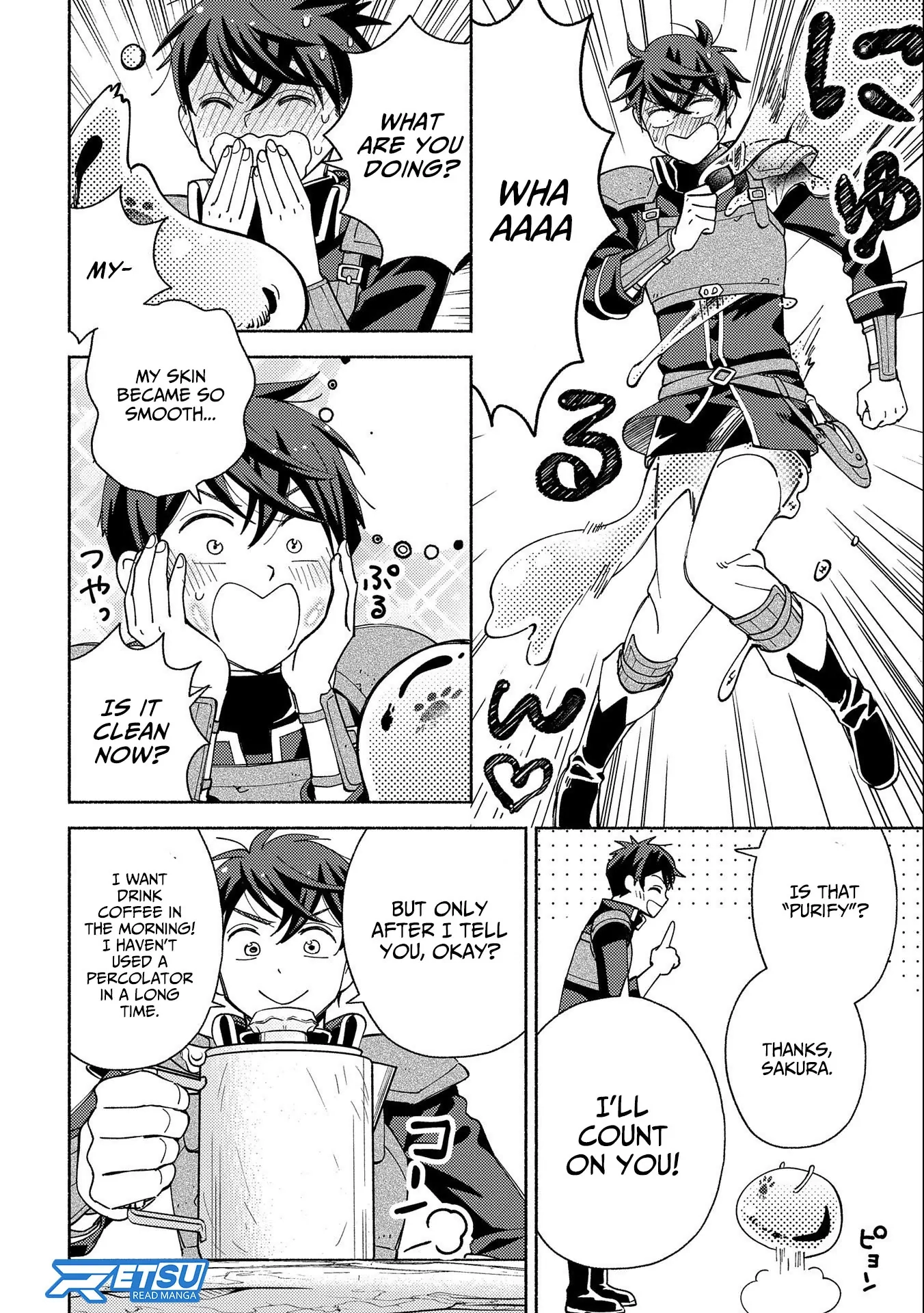 Mofumofu to Mukumuku to Isekai Hyouryuu Seikatsu ~Oishiu Gohan, Kami-sama, Kazoku-tsuki~ Chapter 2.3 page 6 - 