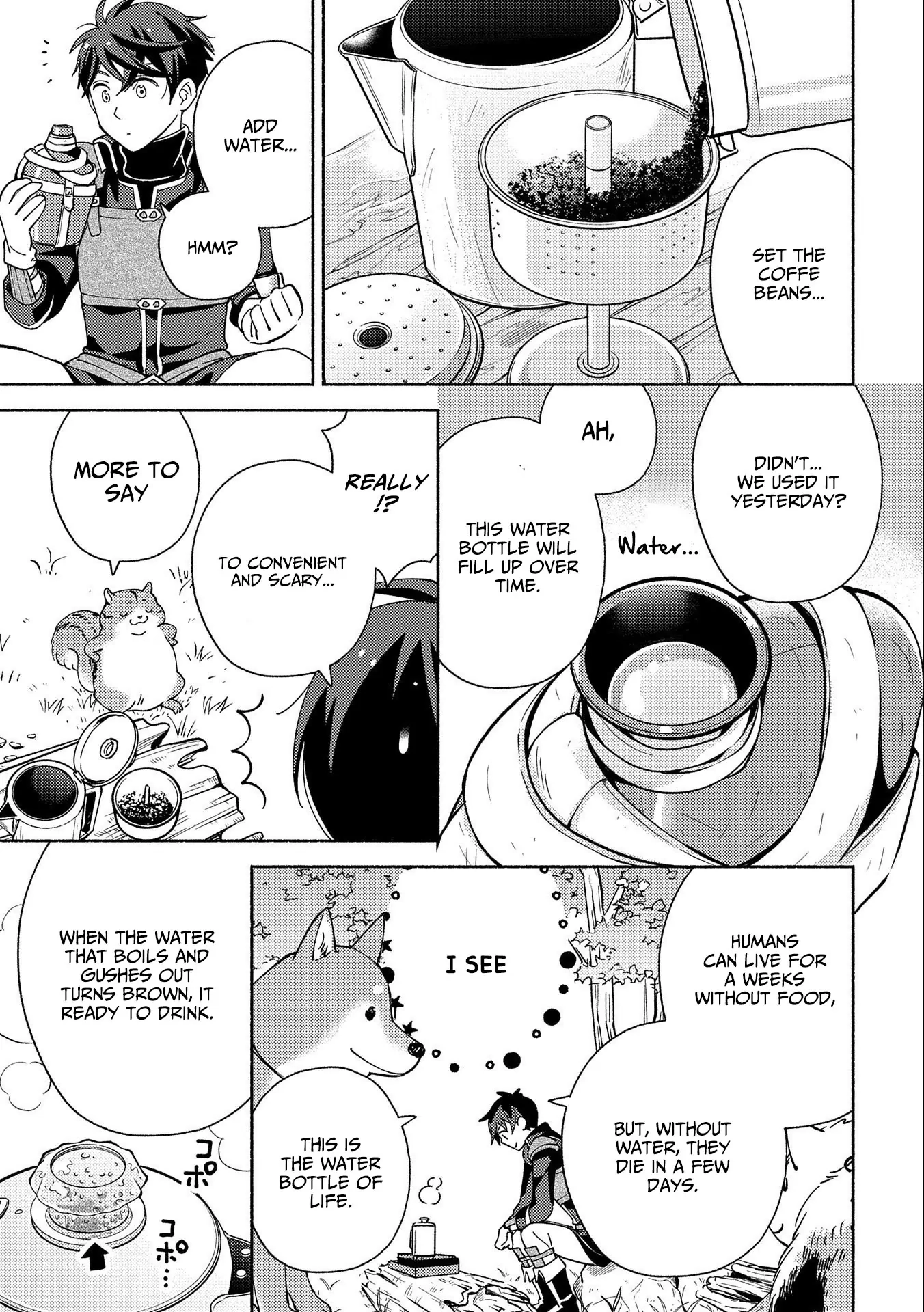 Mofumofu to Mukumuku to Isekai Hyouryuu Seikatsu ~Oishiu Gohan, Kami-sama, Kazoku-tsuki~ Chapter 2.3 page 7 - 