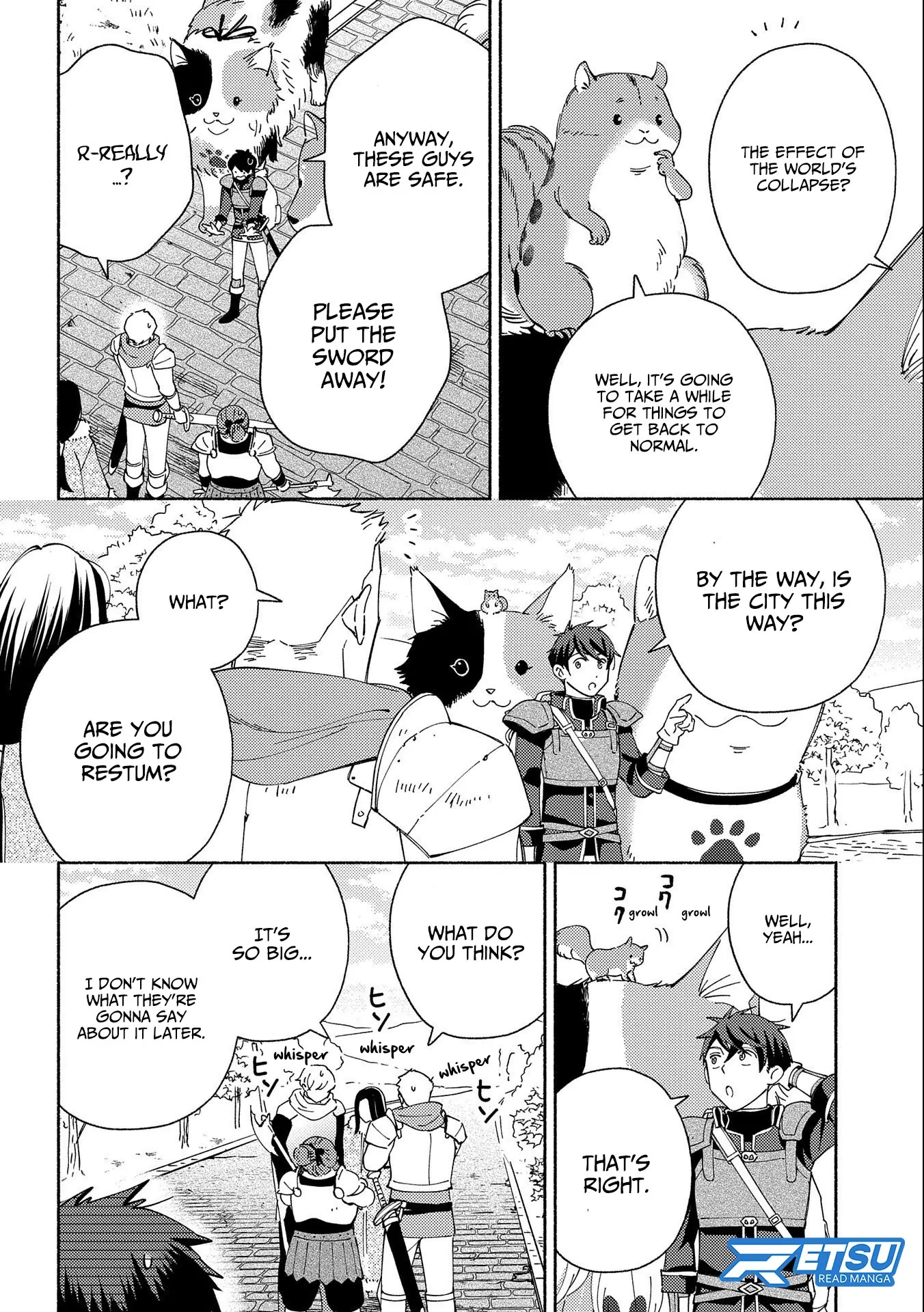 Mofumofu to Mukumuku to Isekai Hyouryuu Seikatsu ~Oishiu Gohan, Kami-sama, Kazoku-tsuki~ Chapter 3.1 page 5 - 