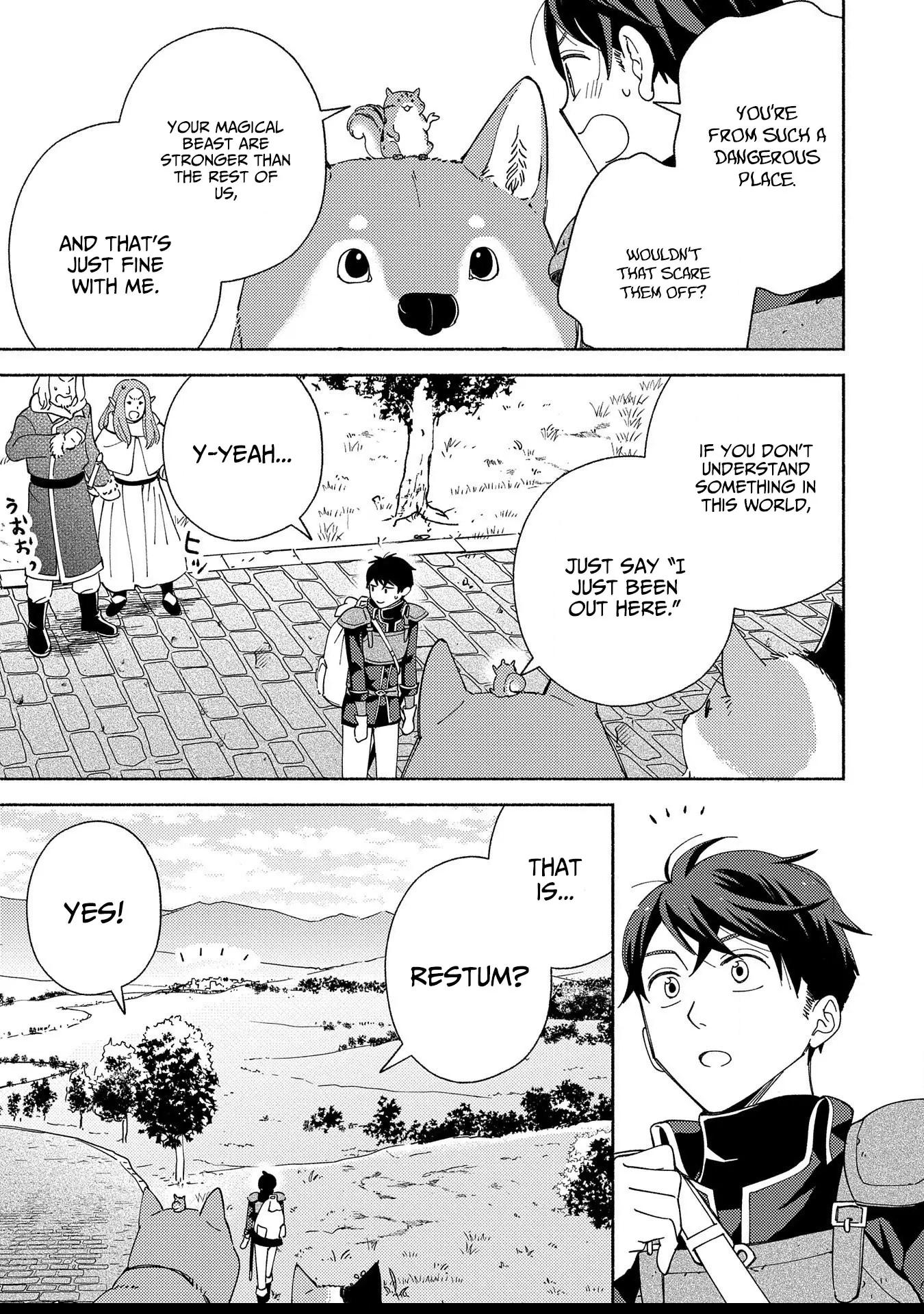 Mofumofu to Mukumuku to Isekai Hyouryuu Seikatsu ~Oishiu Gohan, Kami-sama, Kazoku-tsuki~ Chapter 3.1 page 8 - 