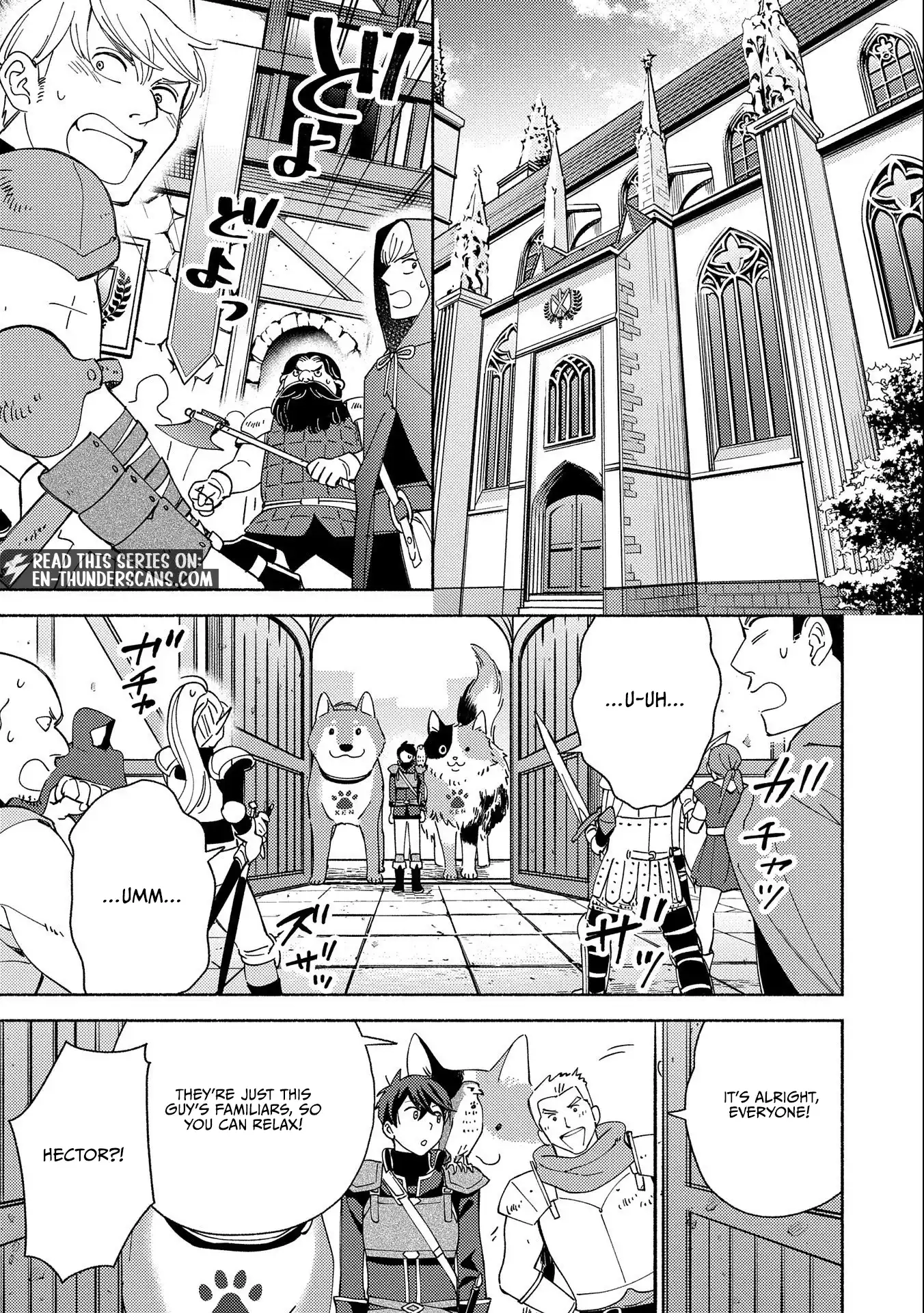 Mofumofu to Mukumuku to Isekai Hyouryuu Seikatsu ~Oishiu Gohan, Kami-sama, Kazoku-tsuki~ Chapter 3 page 14 - 