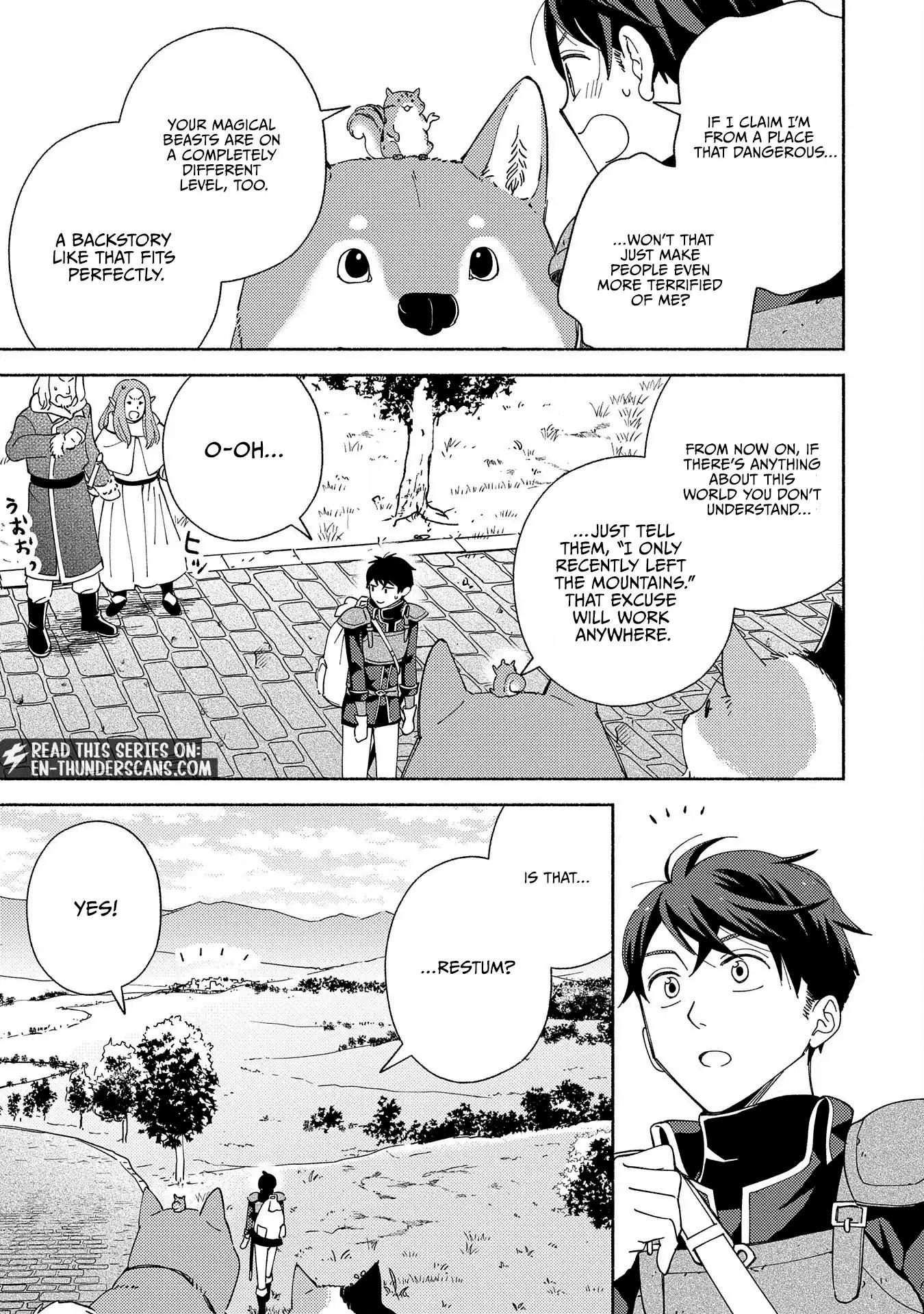 Mofumofu to Mukumuku to Isekai Hyouryuu Seikatsu ~Oishiu Gohan, Kami-sama, Kazoku-tsuki~ Chapter 3 page 8 - 