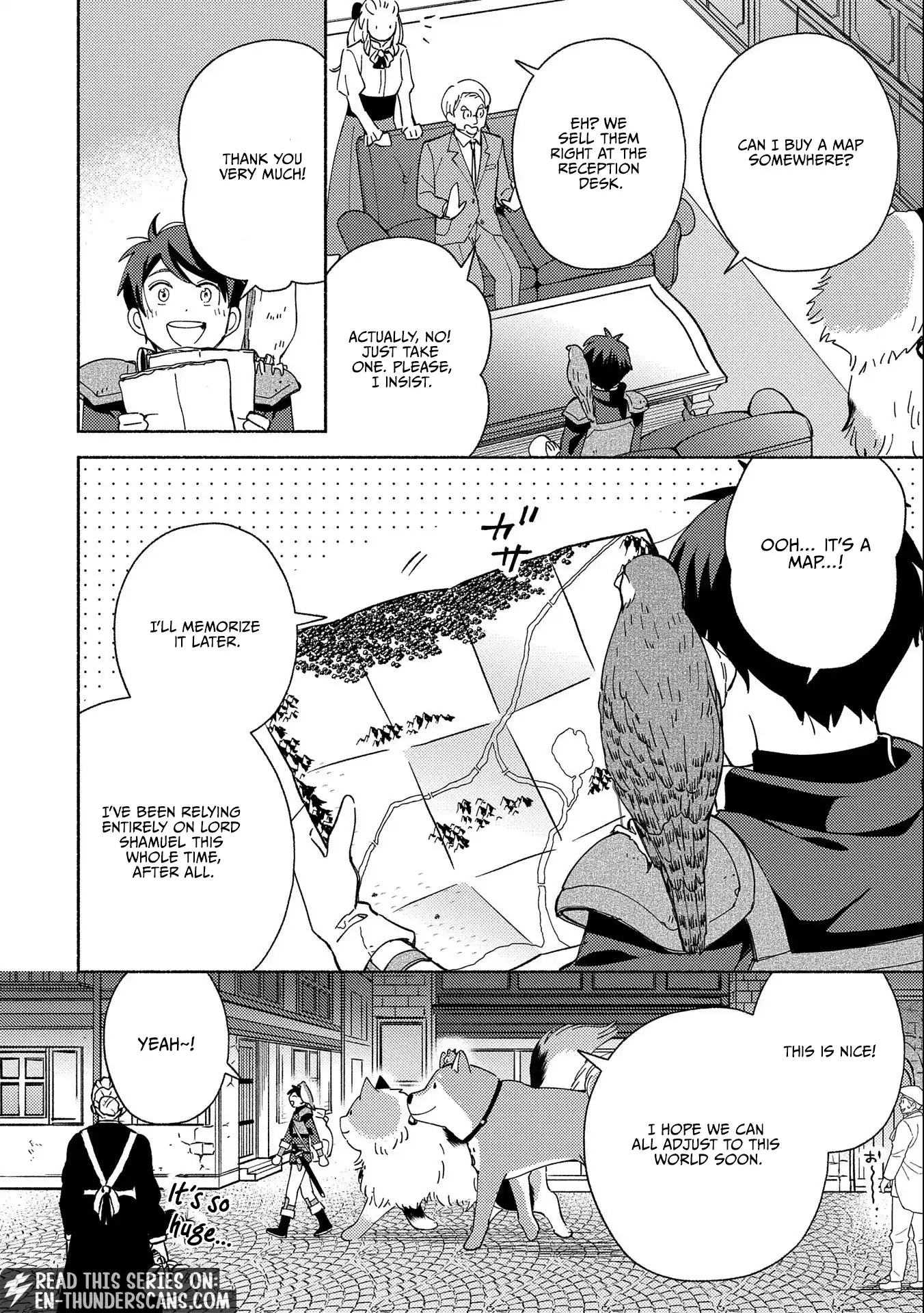 Mofumofu to Mukumuku to Isekai Hyouryuu Seikatsu ~Oishiu Gohan, Kami-sama, Kazoku-tsuki~ Chapter 4 page 19 - 