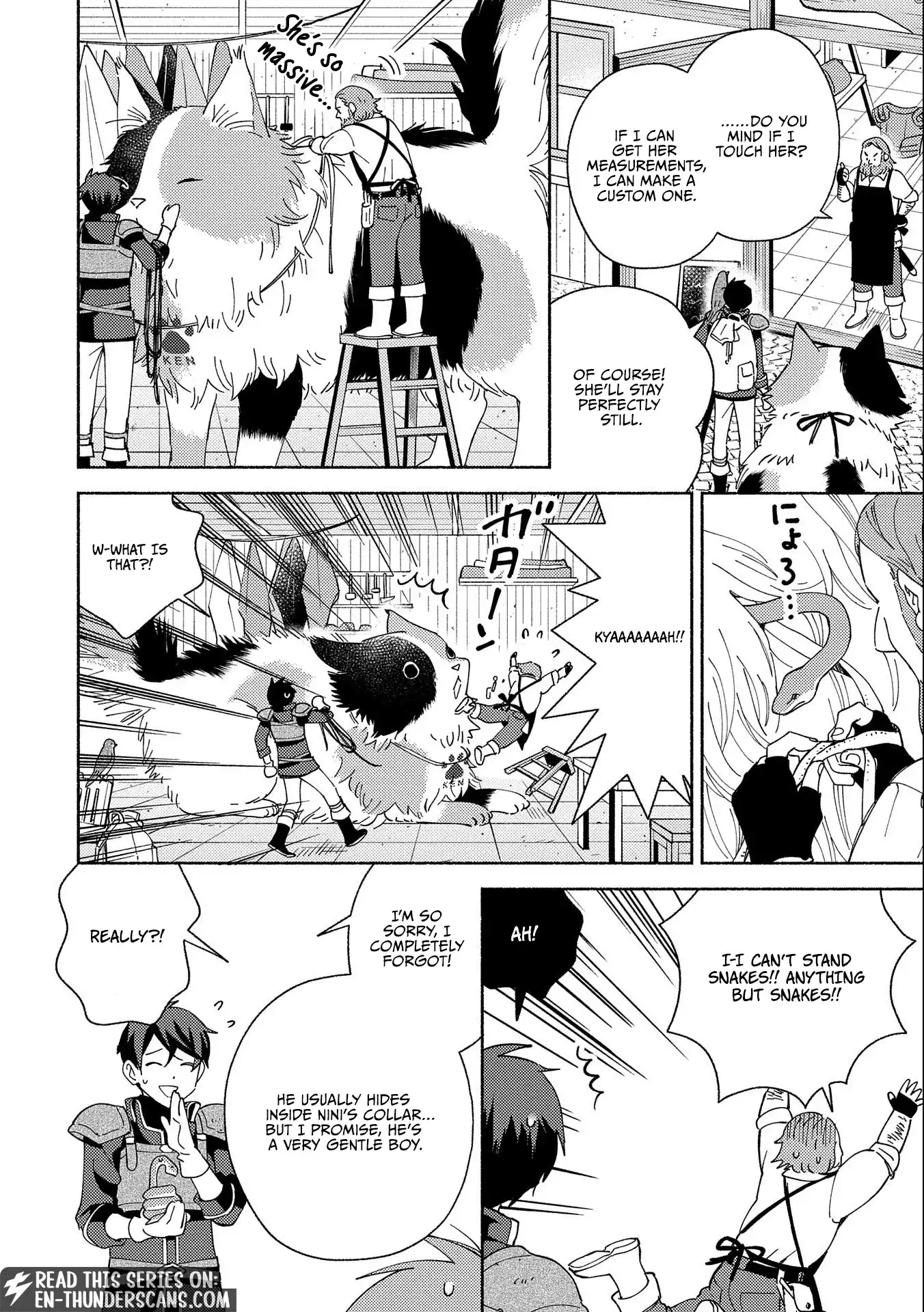 Mofumofu to Mukumuku to Isekai Hyouryuu Seikatsu ~Oishiu Gohan, Kami-sama, Kazoku-tsuki~ Chapter 4 page 27 - 