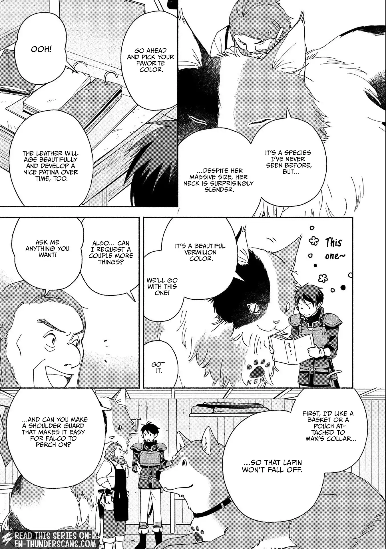 Mofumofu to Mukumuku to Isekai Hyouryuu Seikatsu ~Oishiu Gohan, Kami-sama, Kazoku-tsuki~ Chapter 4 page 28 - 