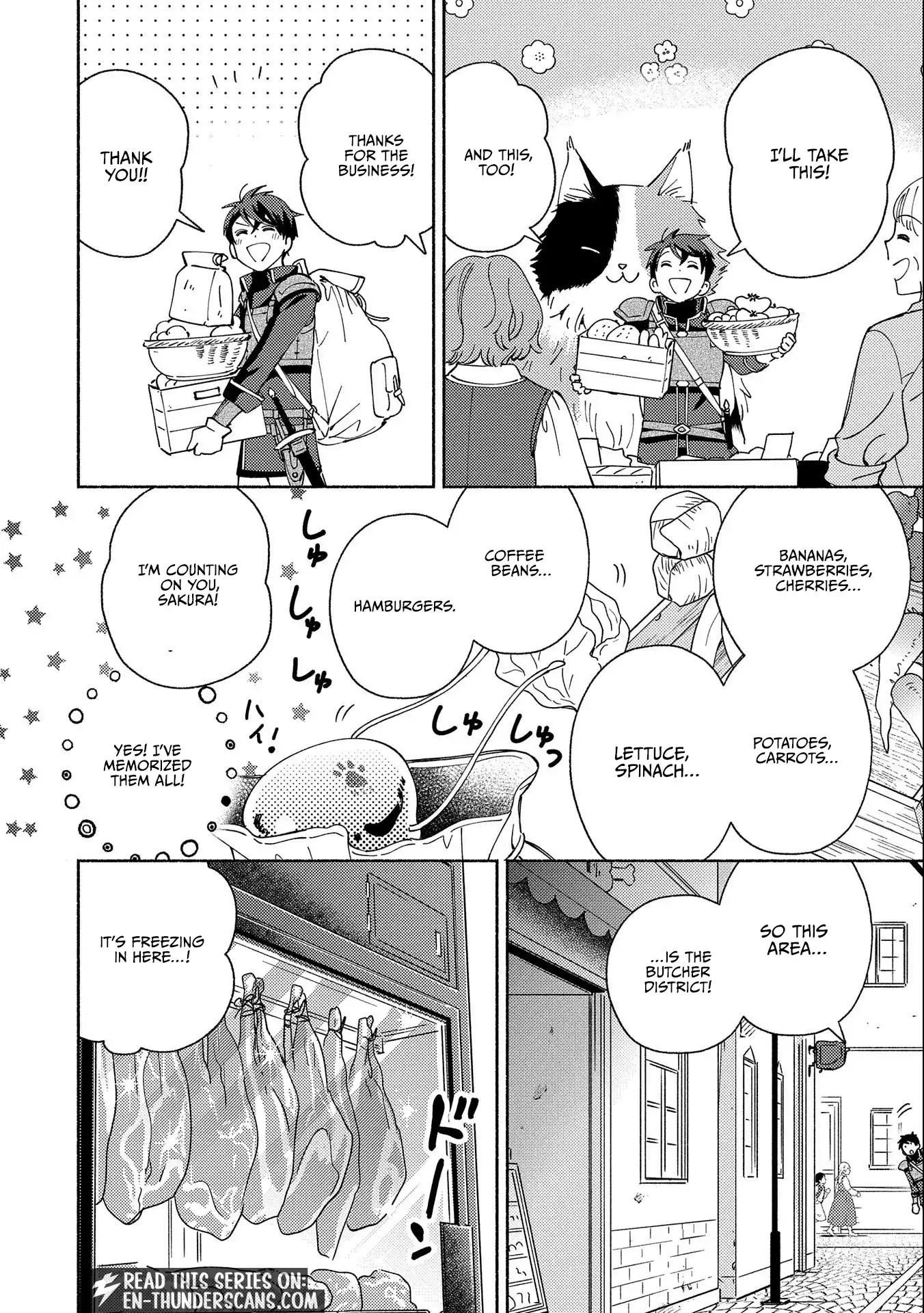 Mofumofu to Mukumuku to Isekai Hyouryuu Seikatsu ~Oishiu Gohan, Kami-sama, Kazoku-tsuki~ Chapter 4 page 5 - 