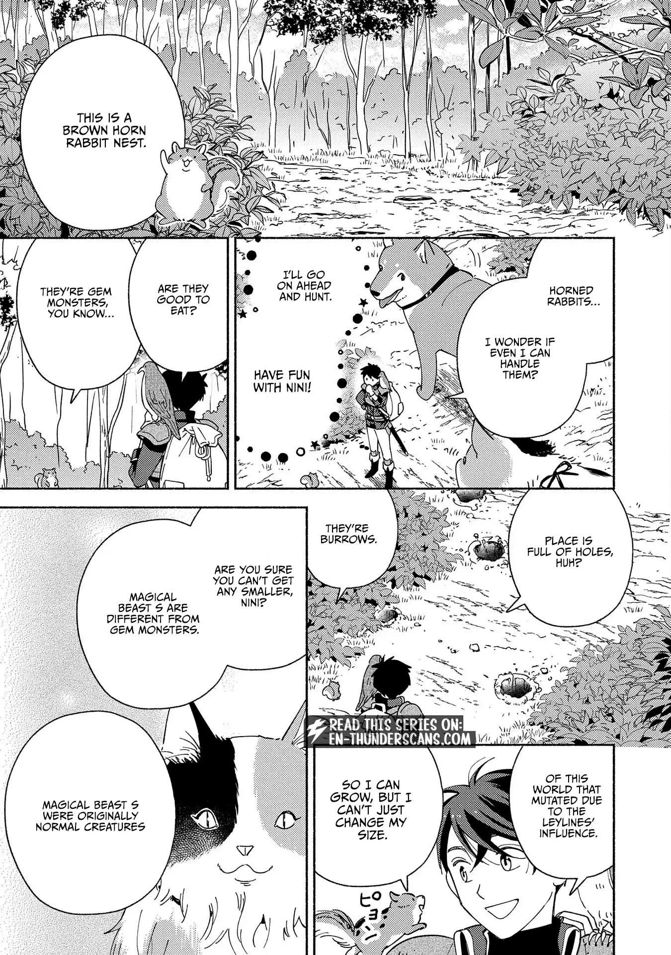 Mofumofu to Mukumuku to Isekai Hyouryuu Seikatsu ~Oishiu Gohan, Kami-sama, Kazoku-tsuki~ Chapter 4 page 8 - 