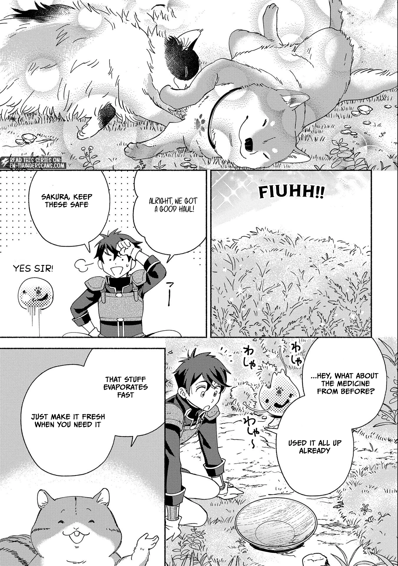 Mofumofu to Mukumuku to Isekai Hyouryuu Seikatsu ~Oishiu Gohan, Kami-sama, Kazoku-tsuki~ Chapter 5 page 21 - 